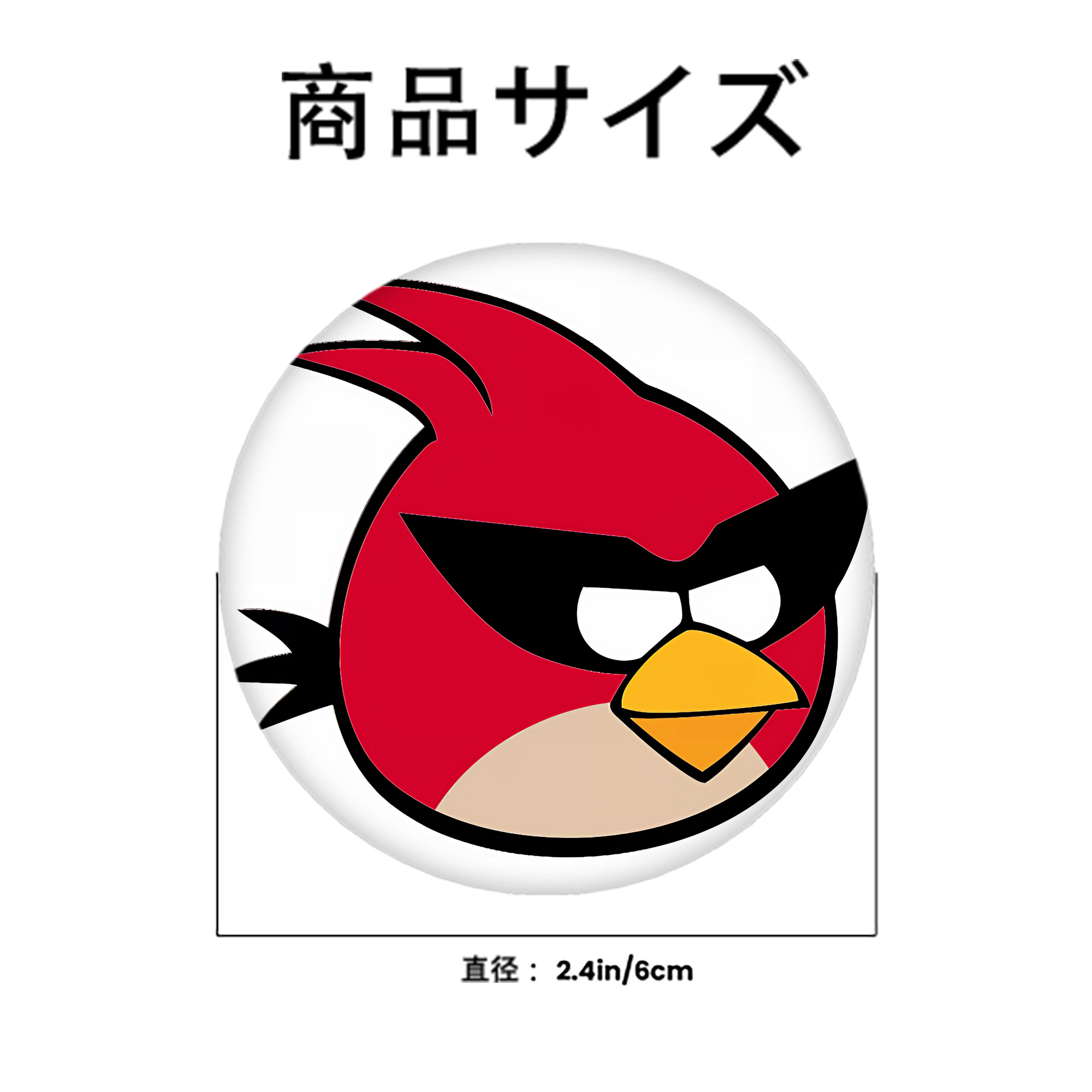 Angry Birds アングリーバード 6cm 缶バッジ 複数セット