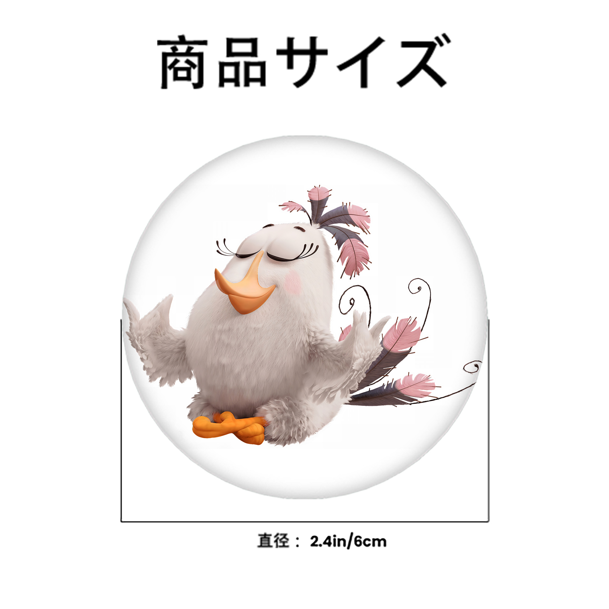 Angry Birds アングリーバード 6cm 缶バッジ 複数セット
