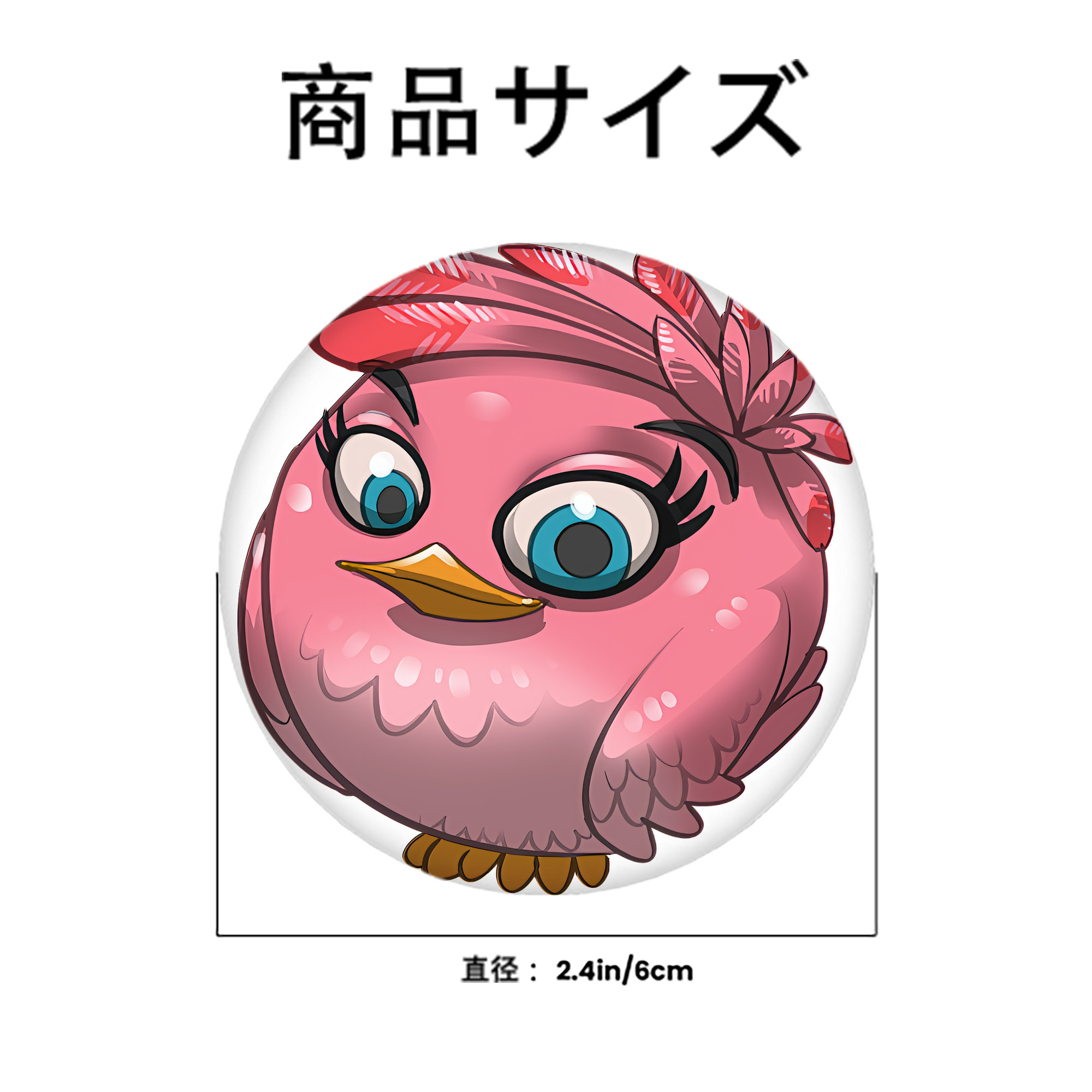 Angry Birds アングリーバード 6cm 缶バッジ 複数セット