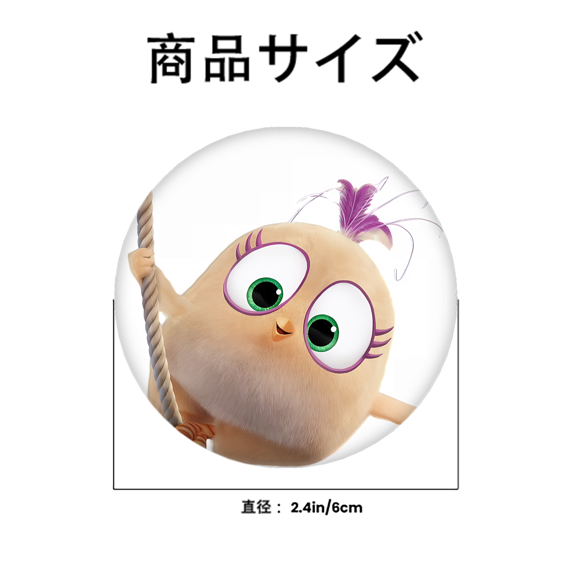 Angry Birds アングリーバード 6cm 缶バッジ 複数セット