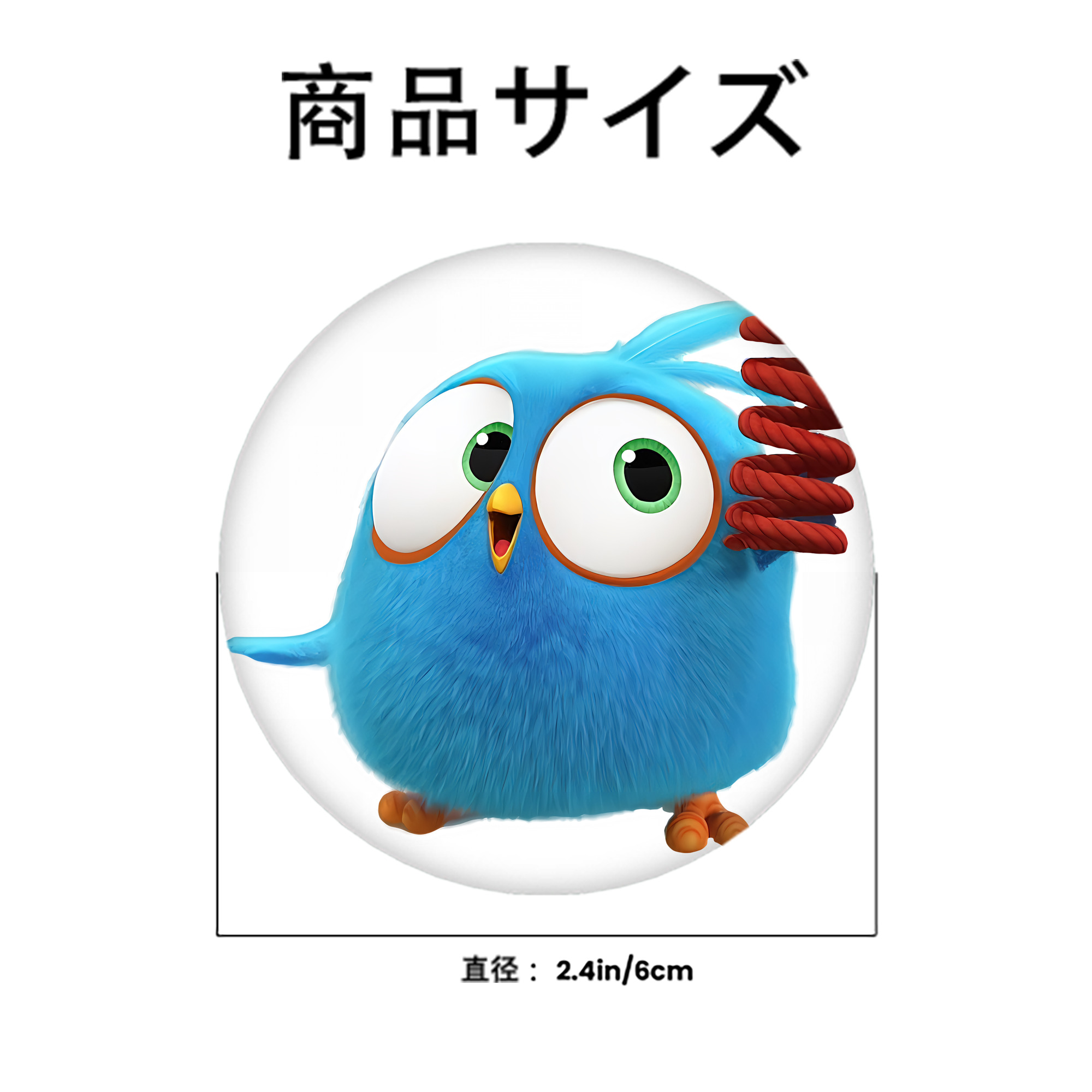 Angry Birds アングリーバード 6cm 缶バッジ 複数セット
