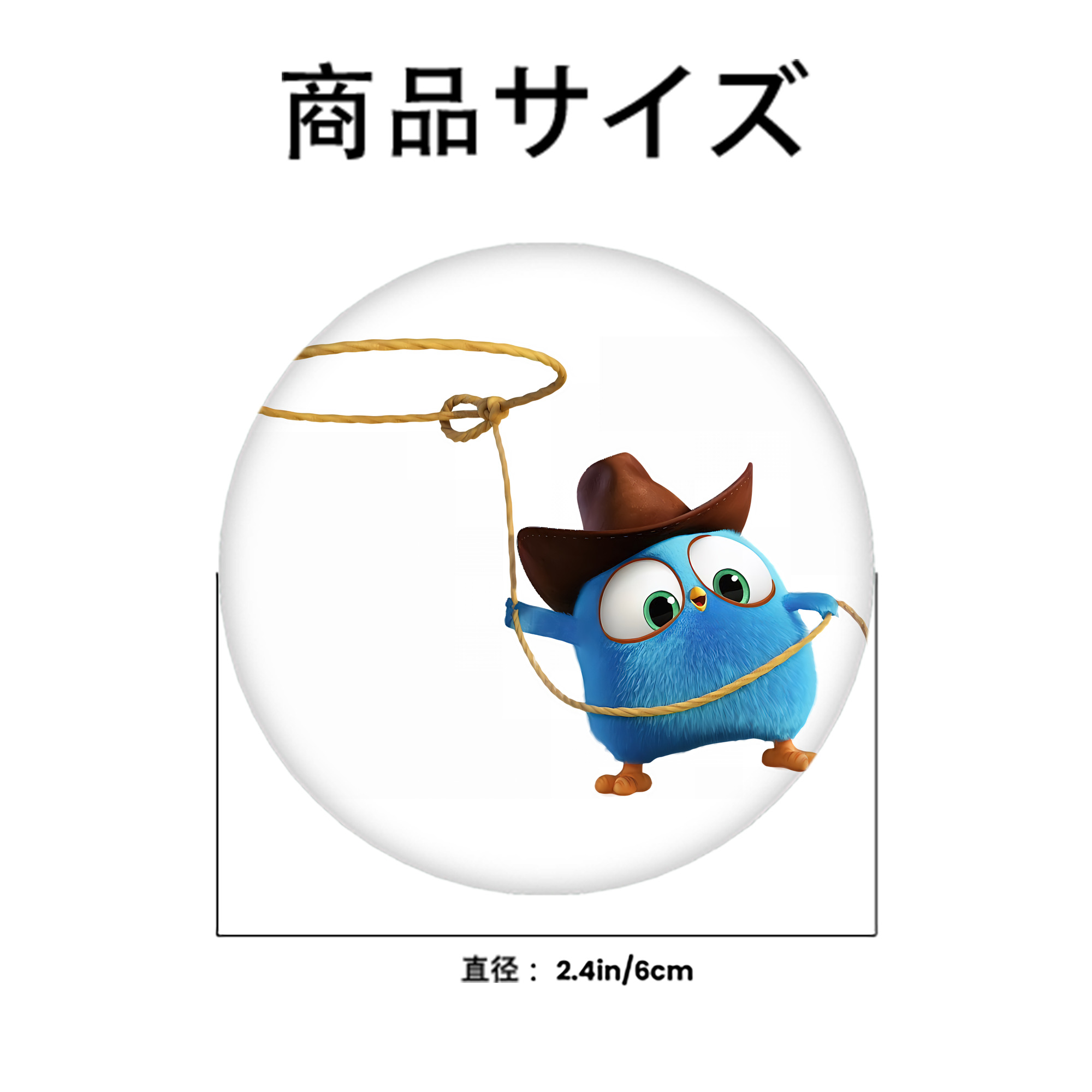 Angry Birds アングリーバード 6cm 缶バッジ 複数セット