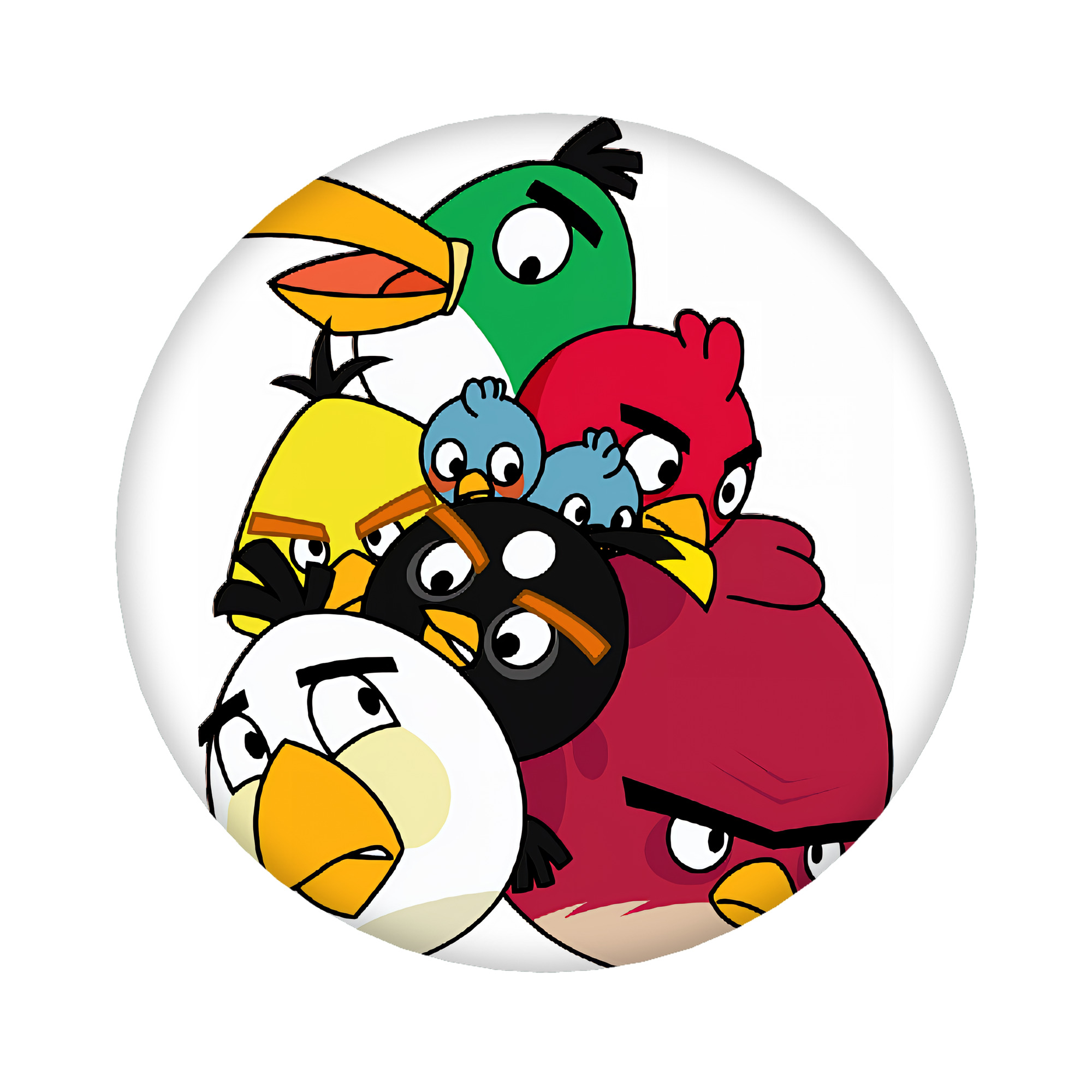 （画像用） Angry Birds アングリーバード 6cm 缶バッジ 複数セット