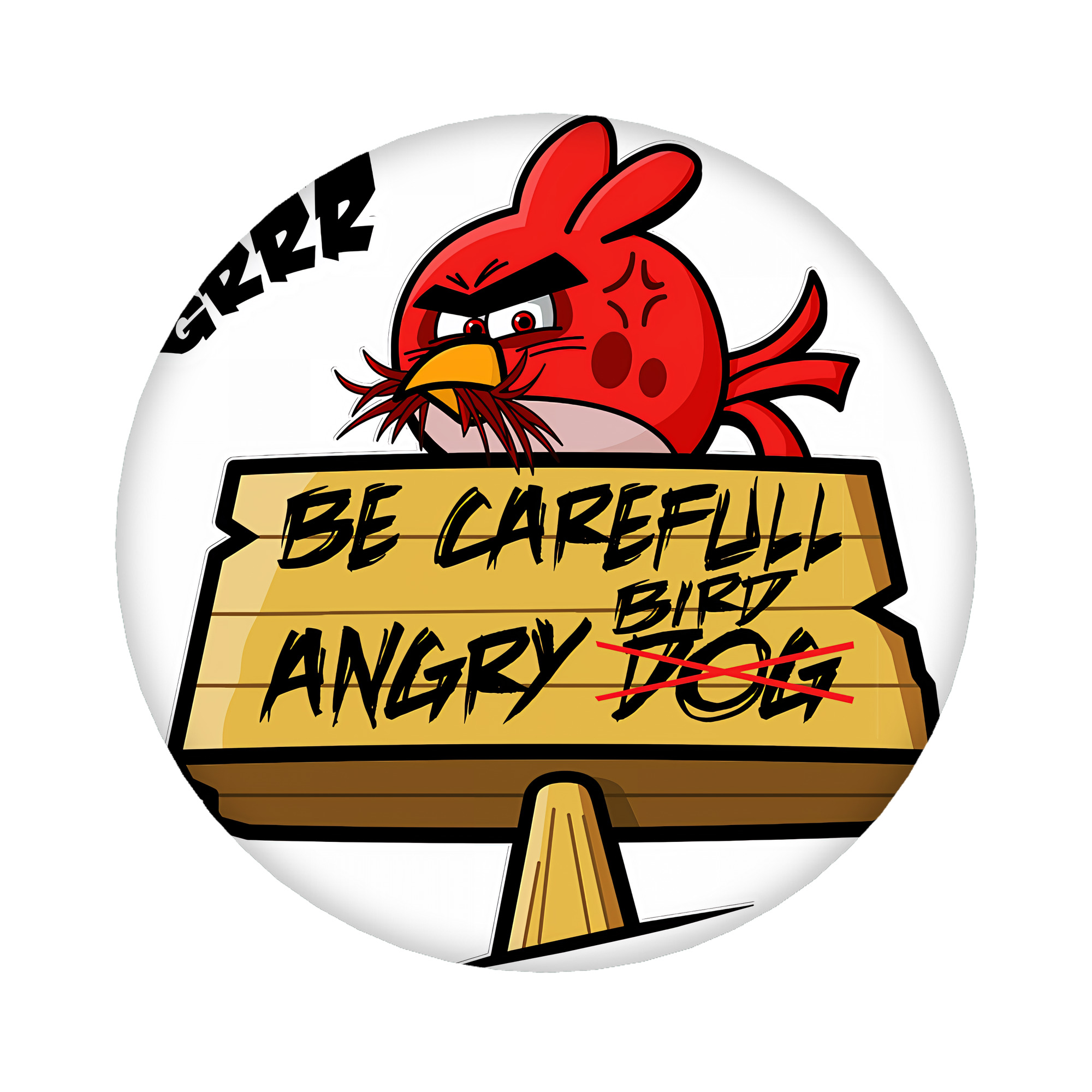 （画像用） Angry Birds アングリーバード 6cm 缶バッジ 複数セット