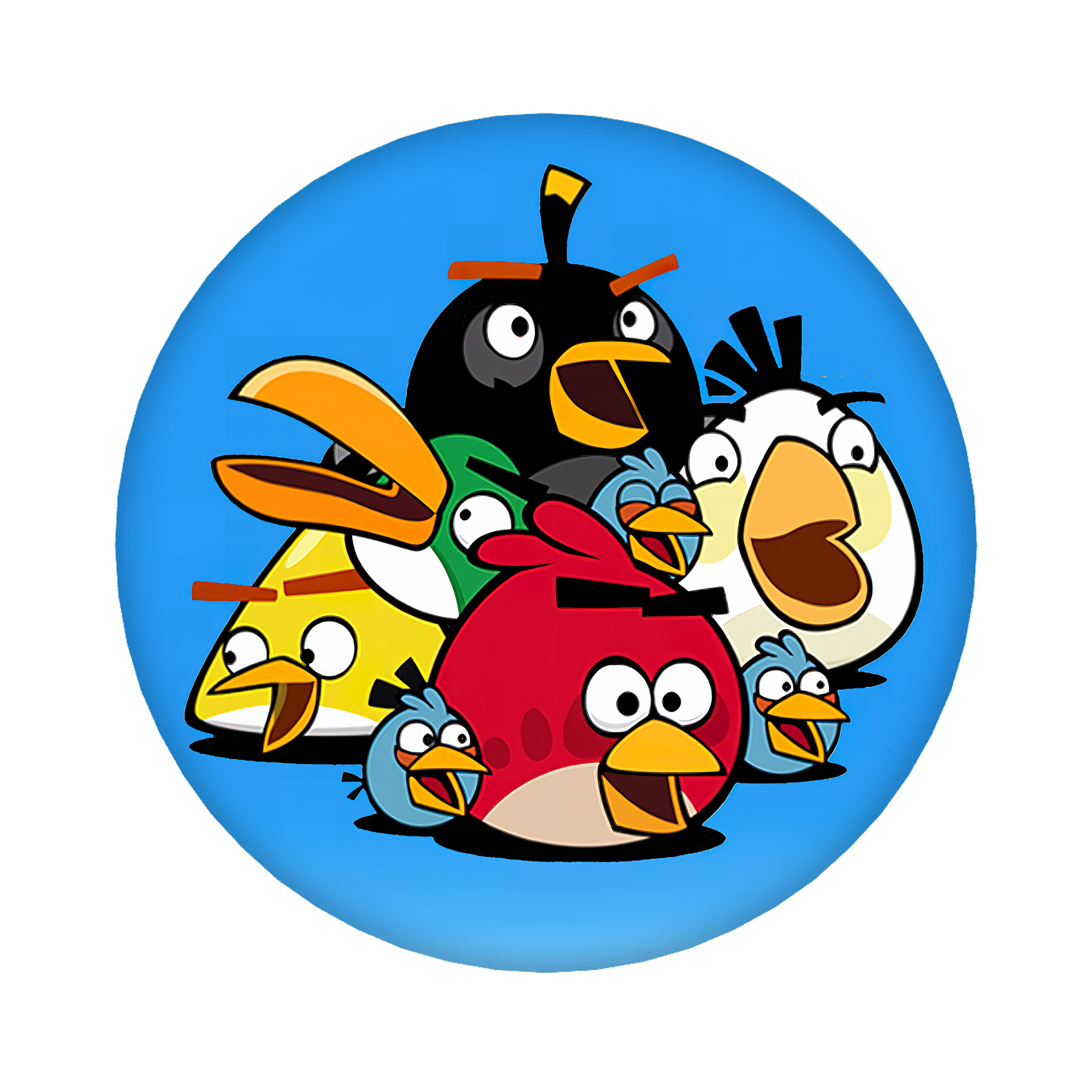 （画像用） Angry Birds アングリーバード 6cm 缶バッジ 複数セット
