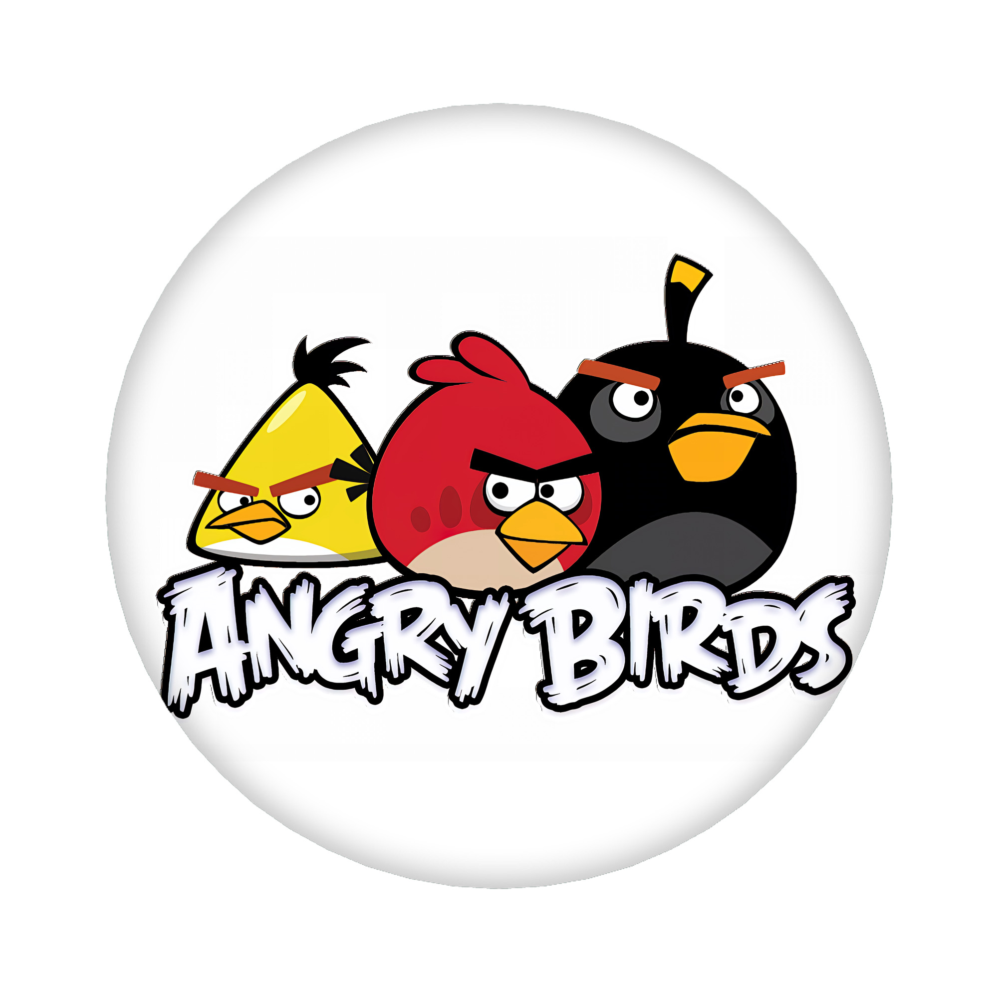 （画像用） Angry Birds アングリーバード 6cm 缶バッジ 複数セット
