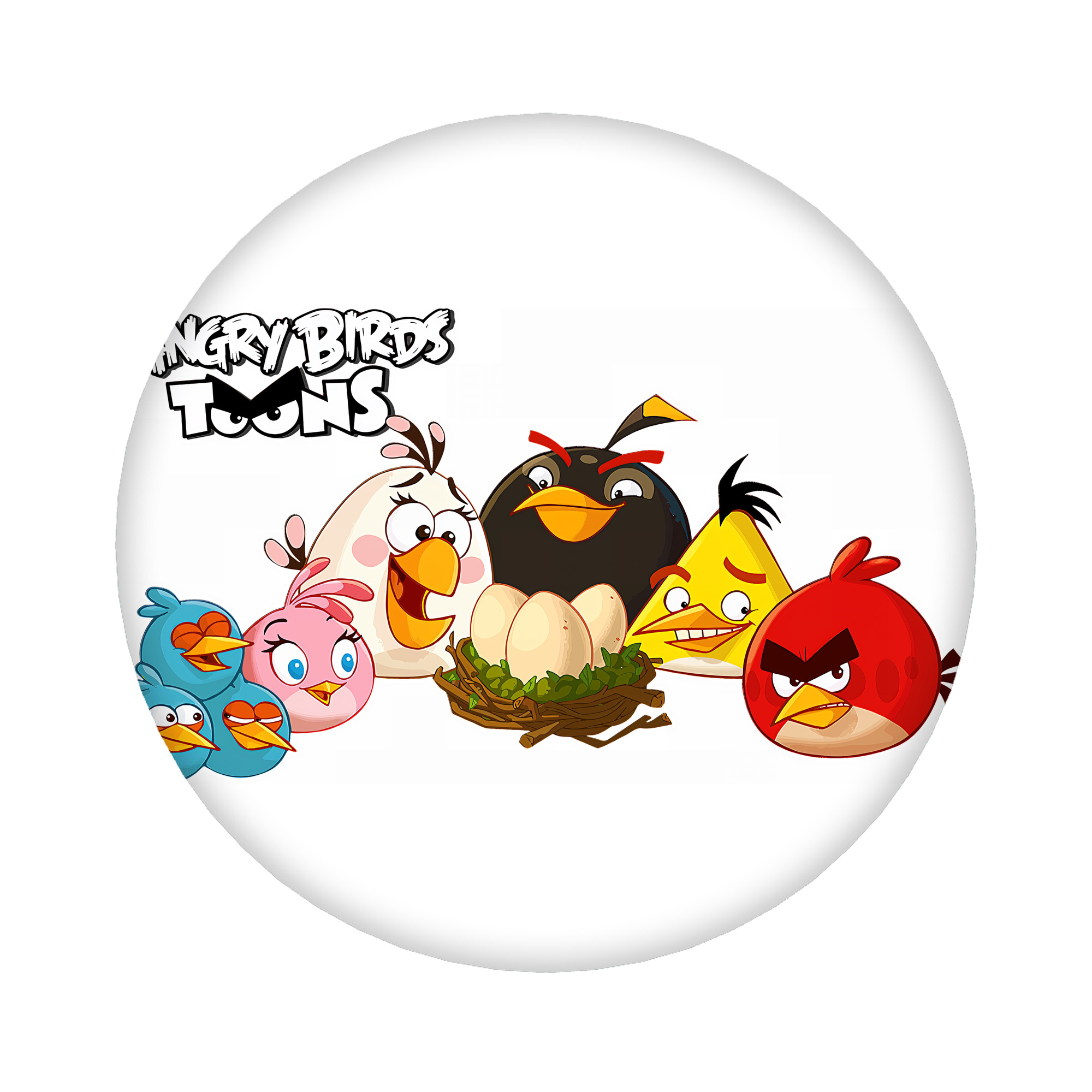 （画像用） Angry Birds アングリーバード 6cm 缶バッジ 複数セット