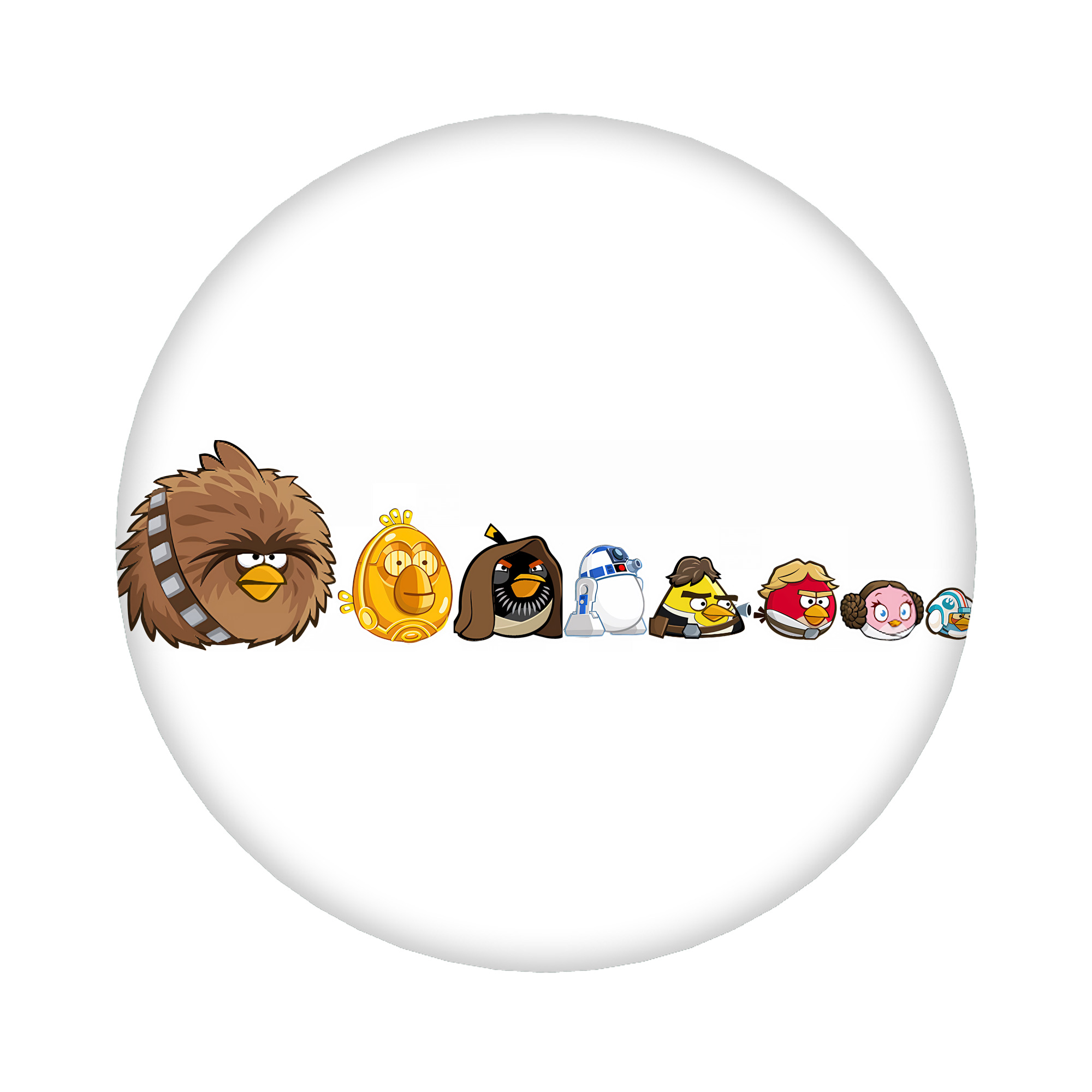 （画像用） Angry Birds アングリーバード 6cm 缶バッジ 複数セット