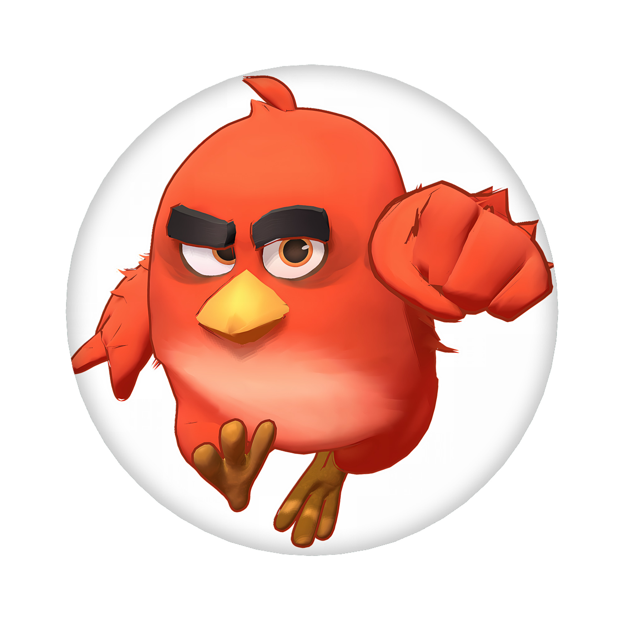 （画像用） Angry Birds アングリーバード 6cm 缶バッジ 複数セット