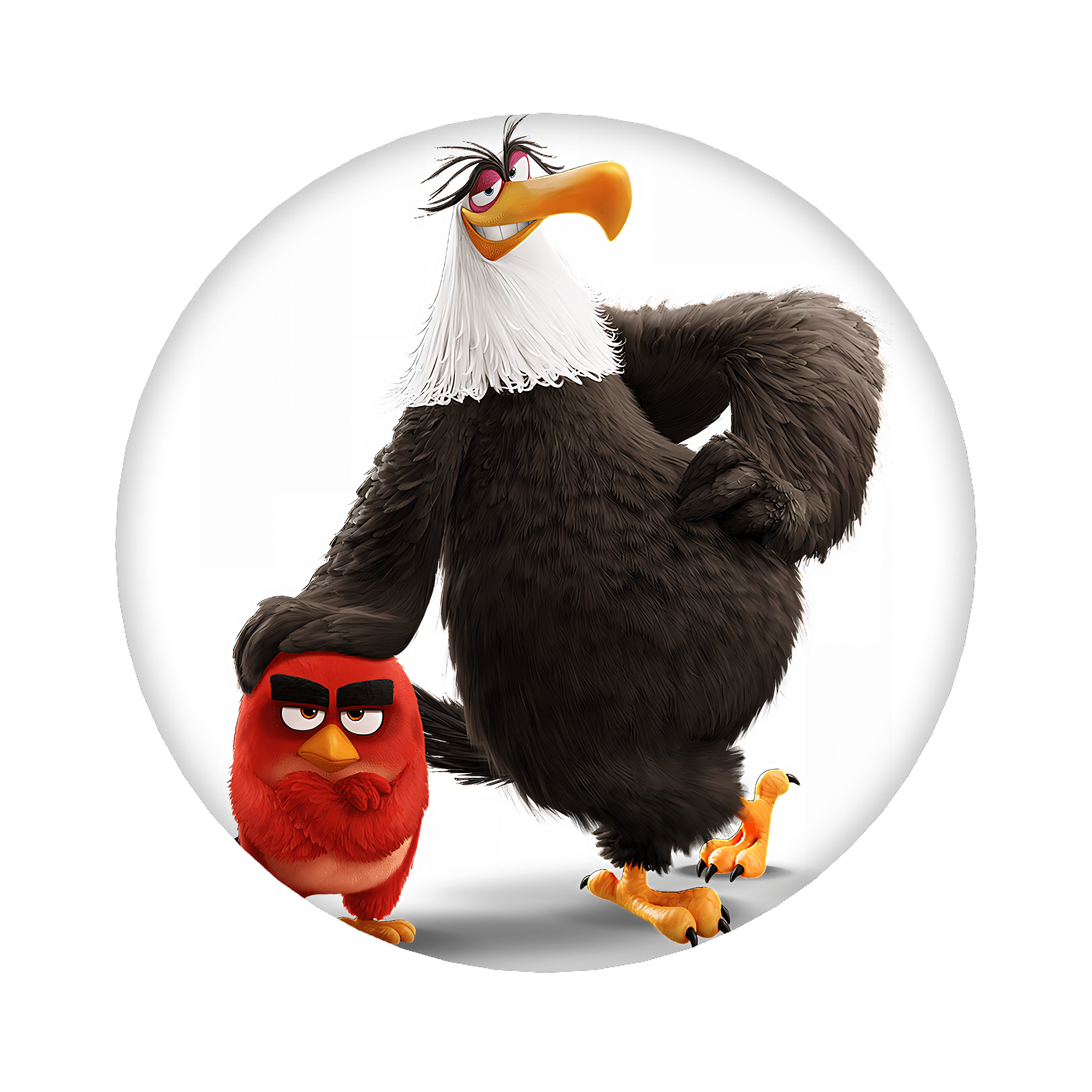 （画像用） Angry Birds アングリーバード 6cm 缶バッジ 複数セット
