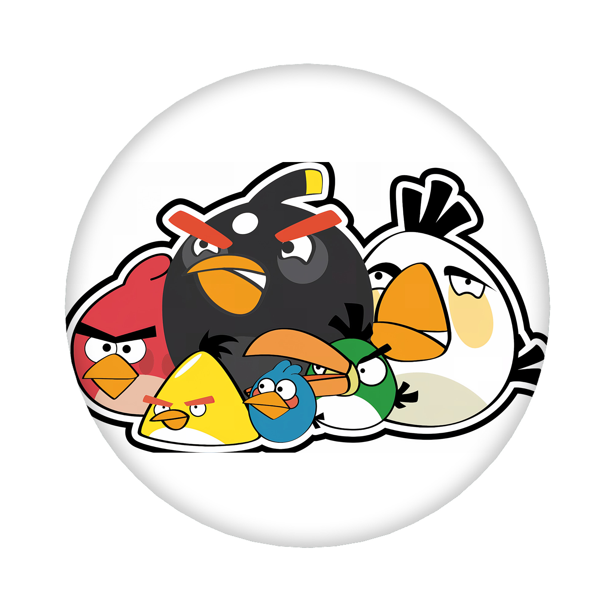 （画像用） Angry Birds アングリーバード 6cm 缶バッジ 複数セット