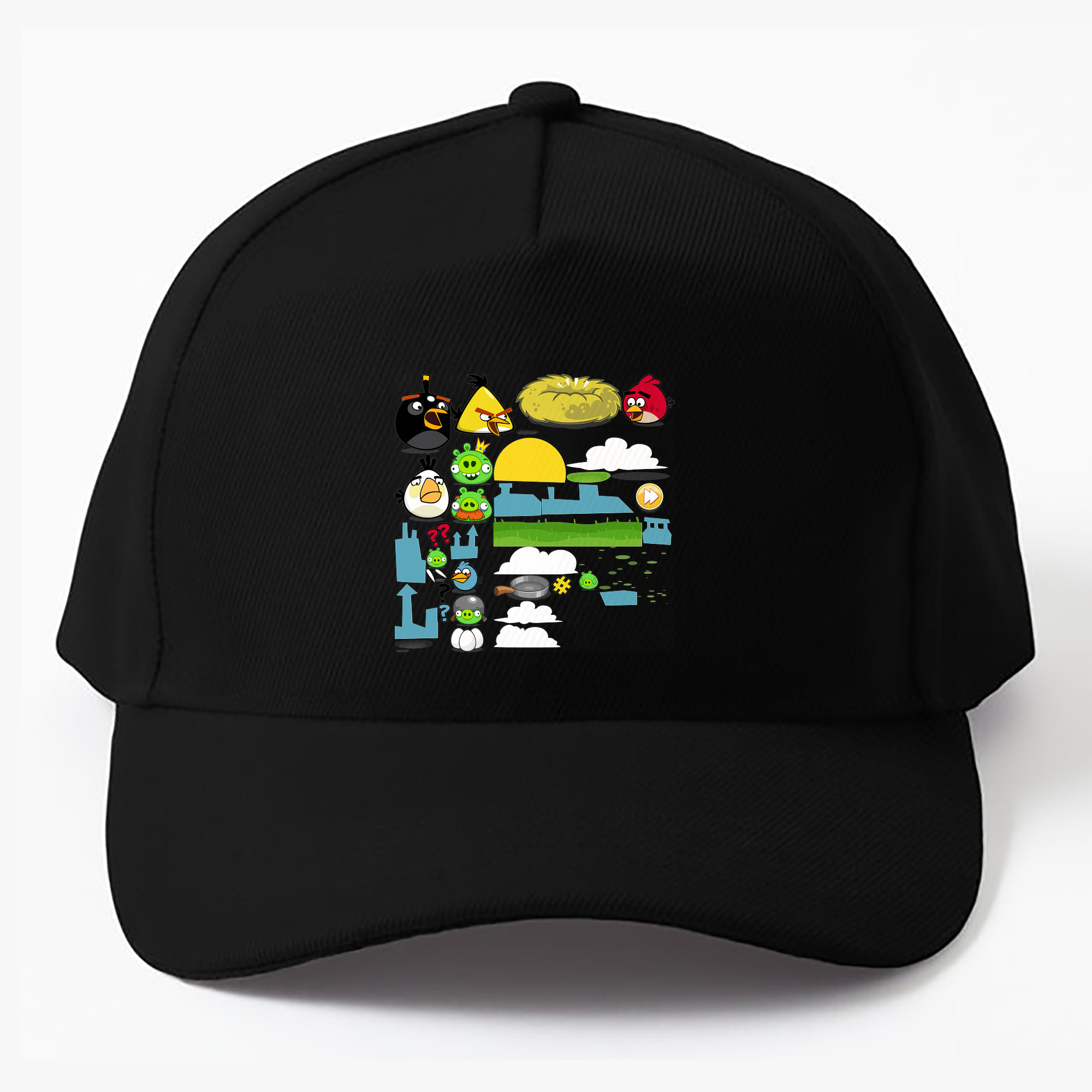 （画像用） Angry Birds アングリーバード ベースボールキャップ 綿100％ 男女兼用 帽子 スポーツ