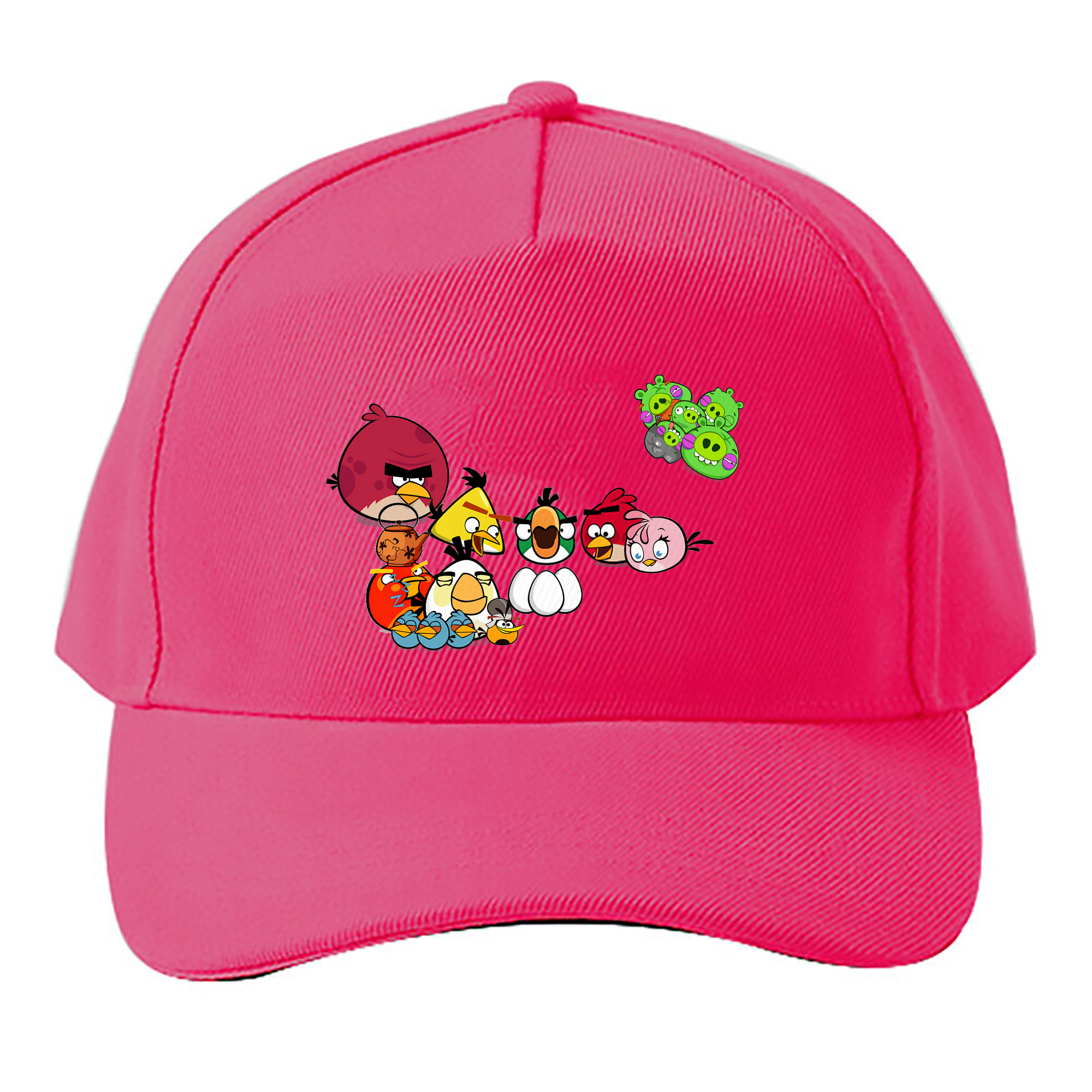 （画像用） Angry Birds アングリーバード ベースボールキャップ 綿100％ 男女兼用 帽子 スポーツ