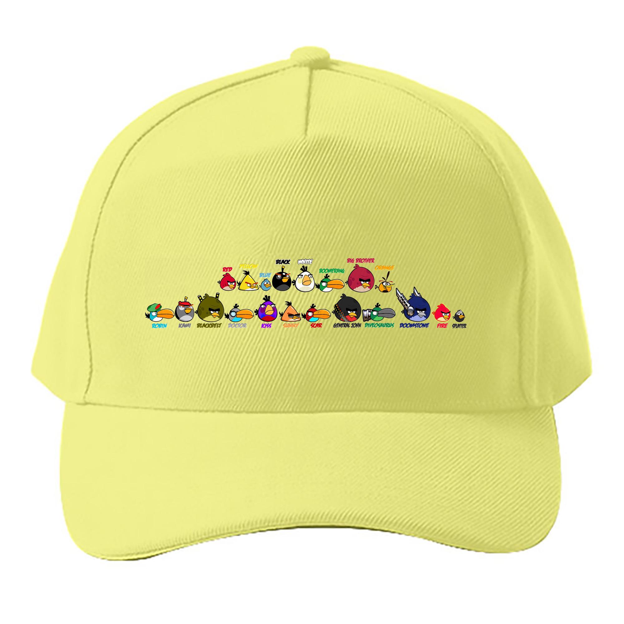 （画像用） Angry Birds アングリーバード ベースボールキャップ 綿100％ 男女兼用 帽子 スポーツ