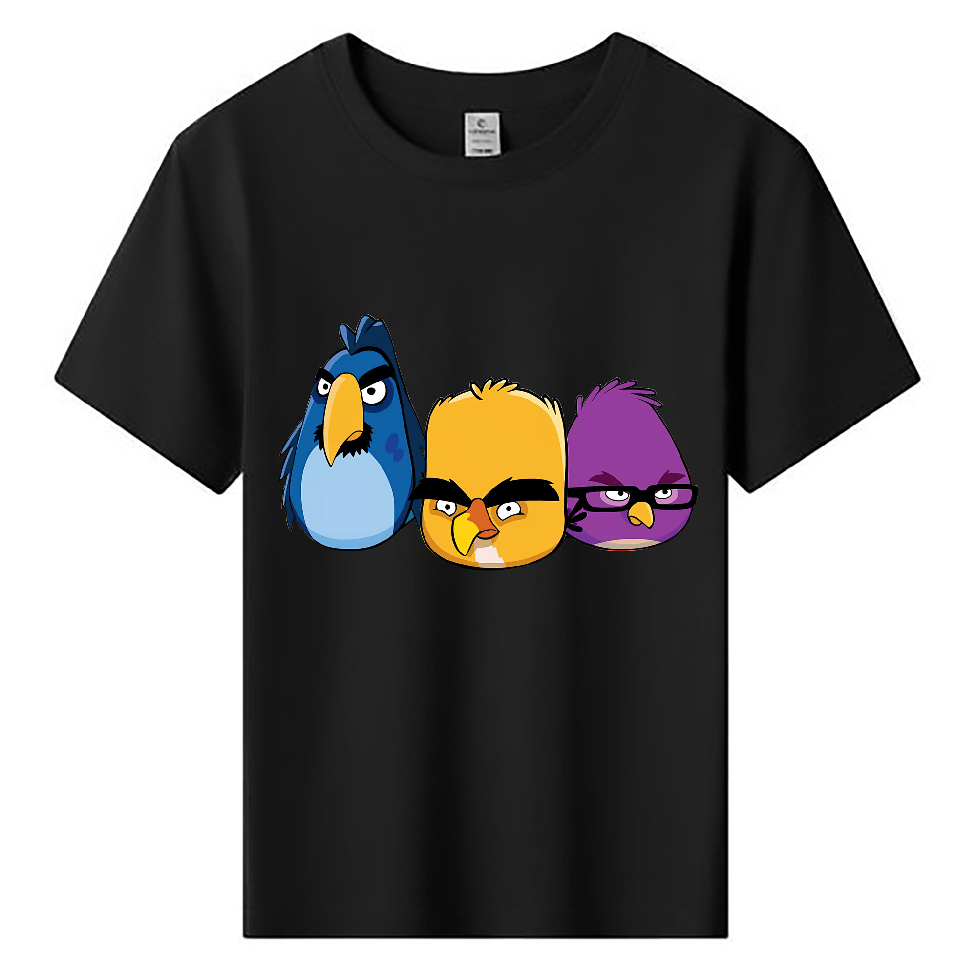 （画像用） Angry Birds アングリーバード 綿100％キッズTシャツ（フロントプリント）