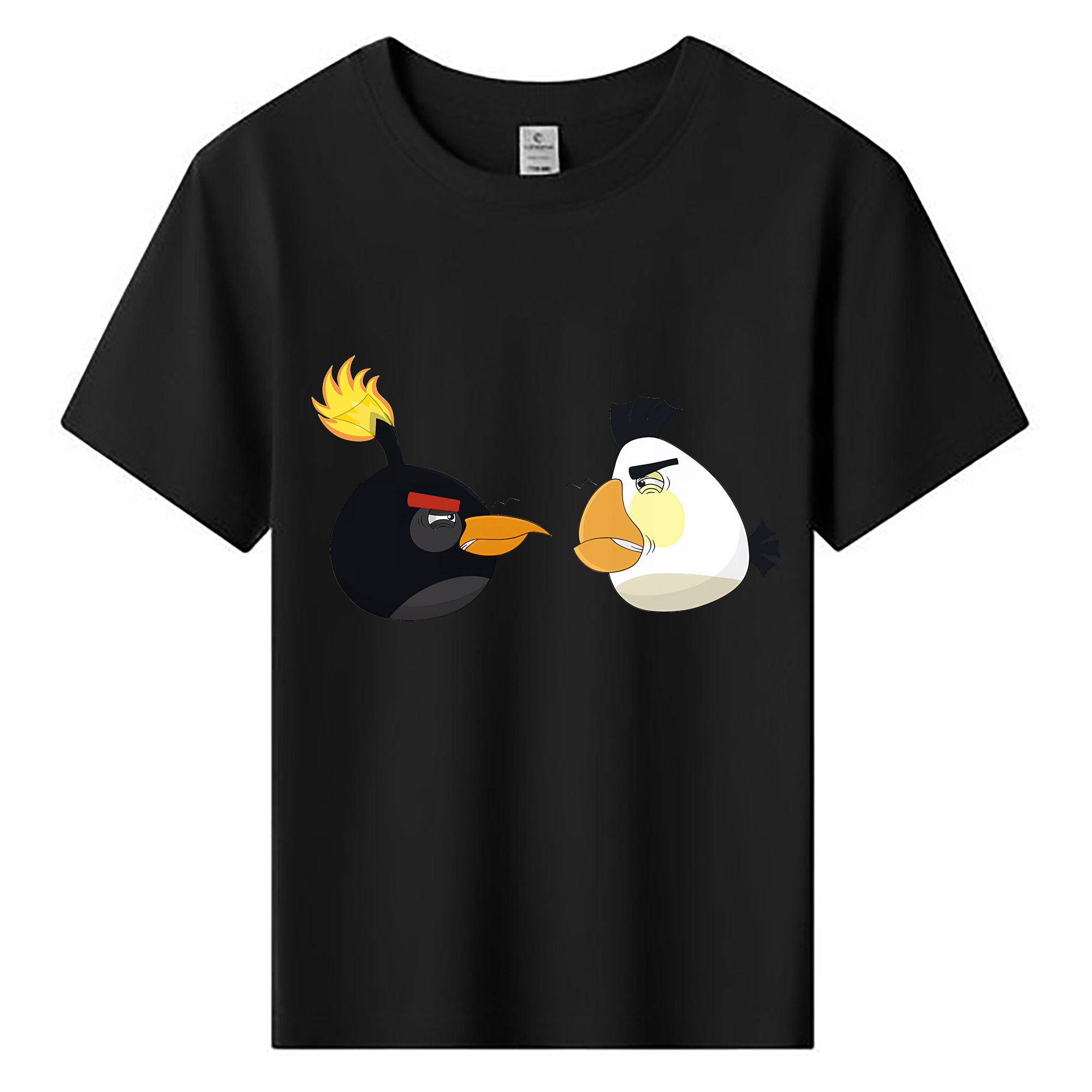 （画像用） Angry Birds アングリーバード 綿100％キッズTシャツ（フロントプリント）