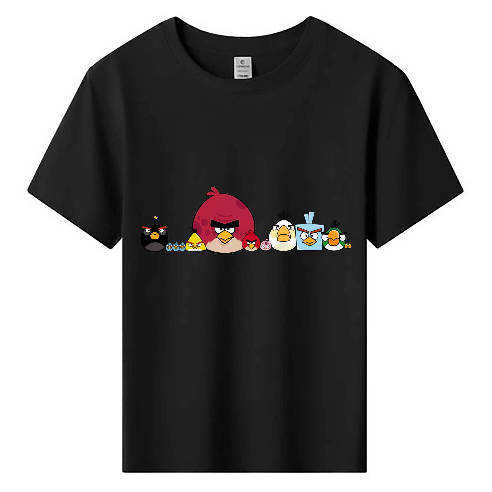 （画像用） Angry Birds アングリーバード 綿100％キッズTシャツ（フロントプリント）