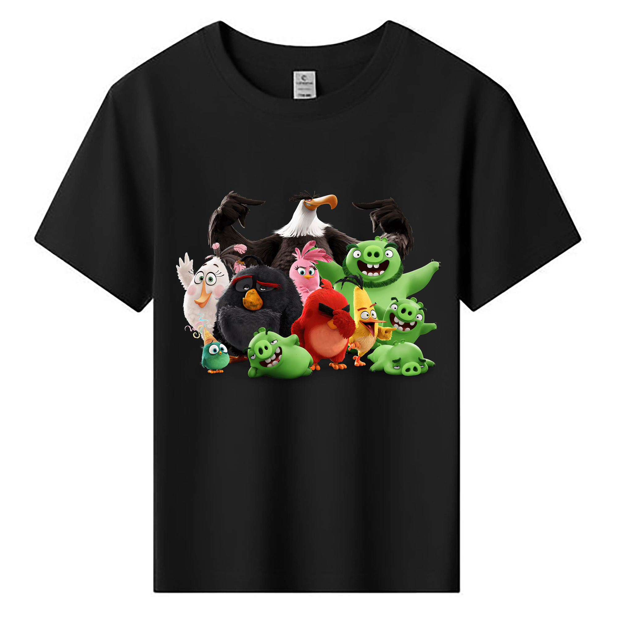 （画像用） Angry Birds アングリーバード 綿100％キッズTシャツ（フロントプリント）
