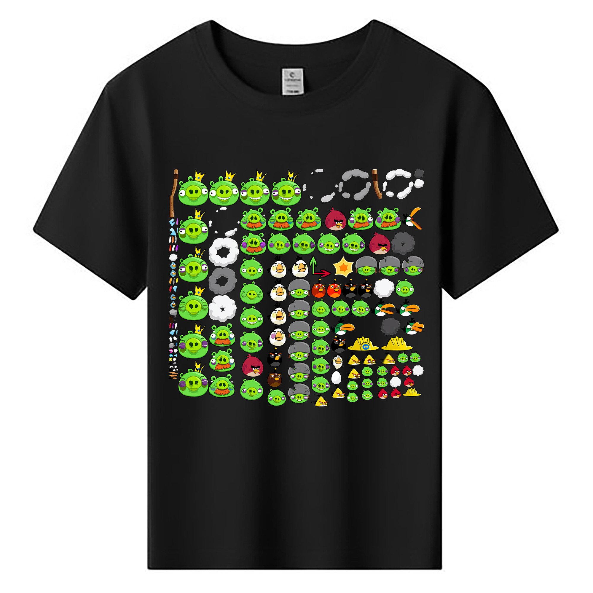 （画像用） Angry Birds アングリーバード 綿100％キッズTシャツ（フロントプリント）