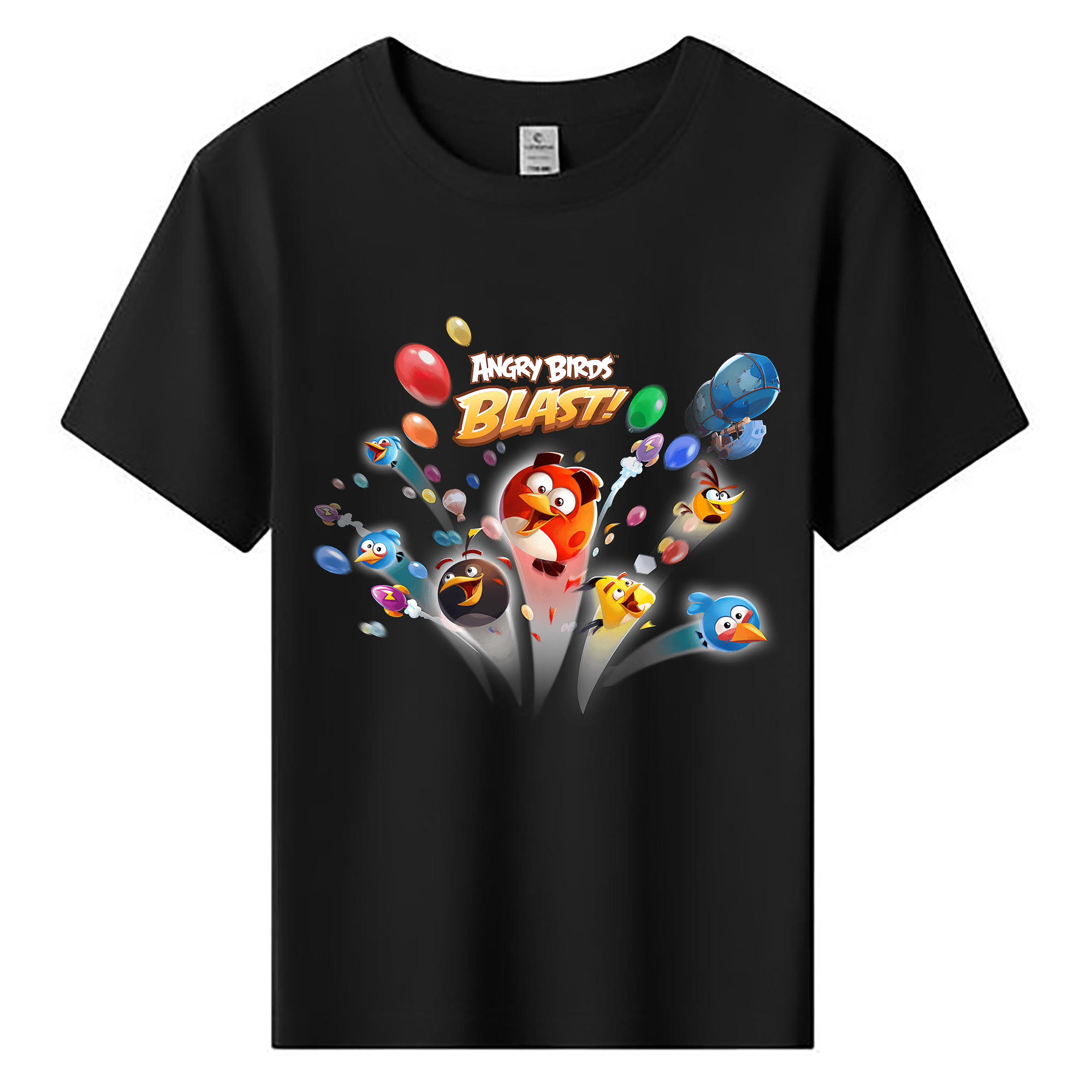 （画像用） Angry Birds アングリーバード 綿100％キッズTシャツ（フロントプリント）