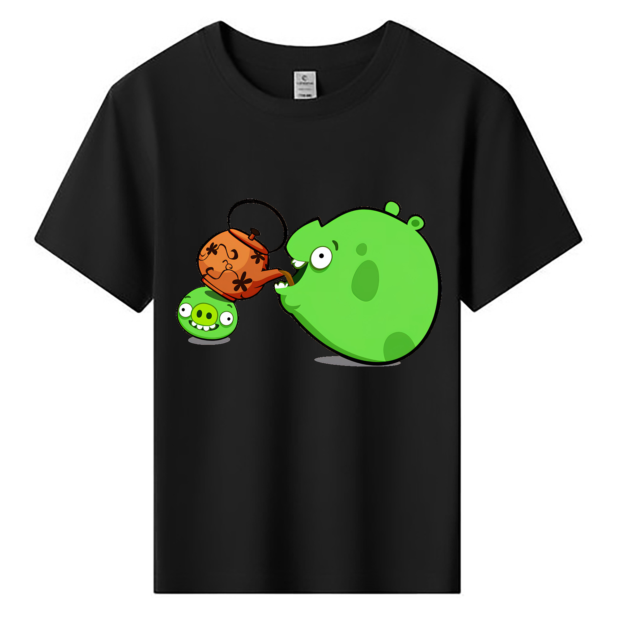 （画像用） Angry Birds アングリーバード 綿100％キッズTシャツ（フロントプリント）
