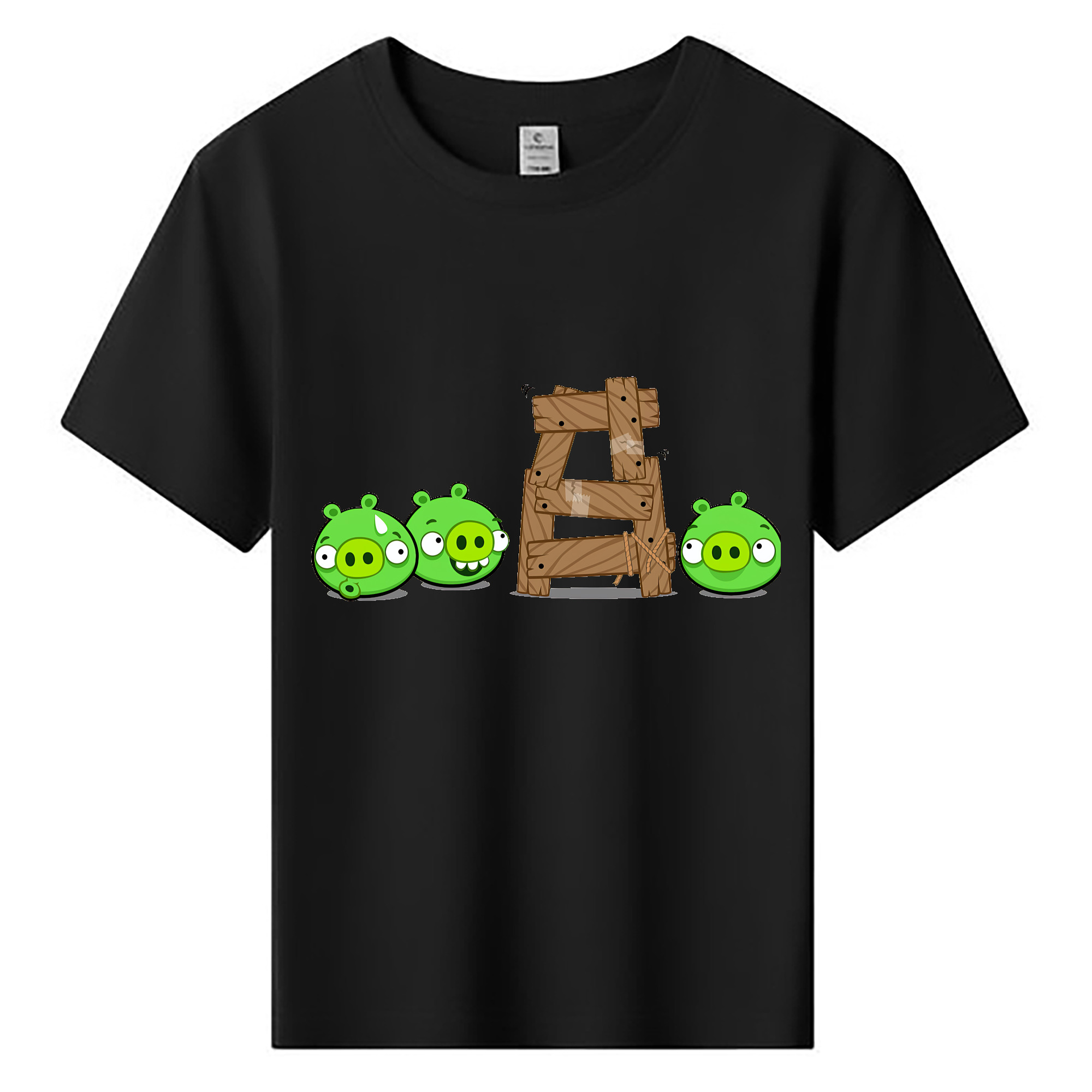 （画像用） Angry Birds アングリーバード 綿100％キッズTシャツ（フロントプリント）