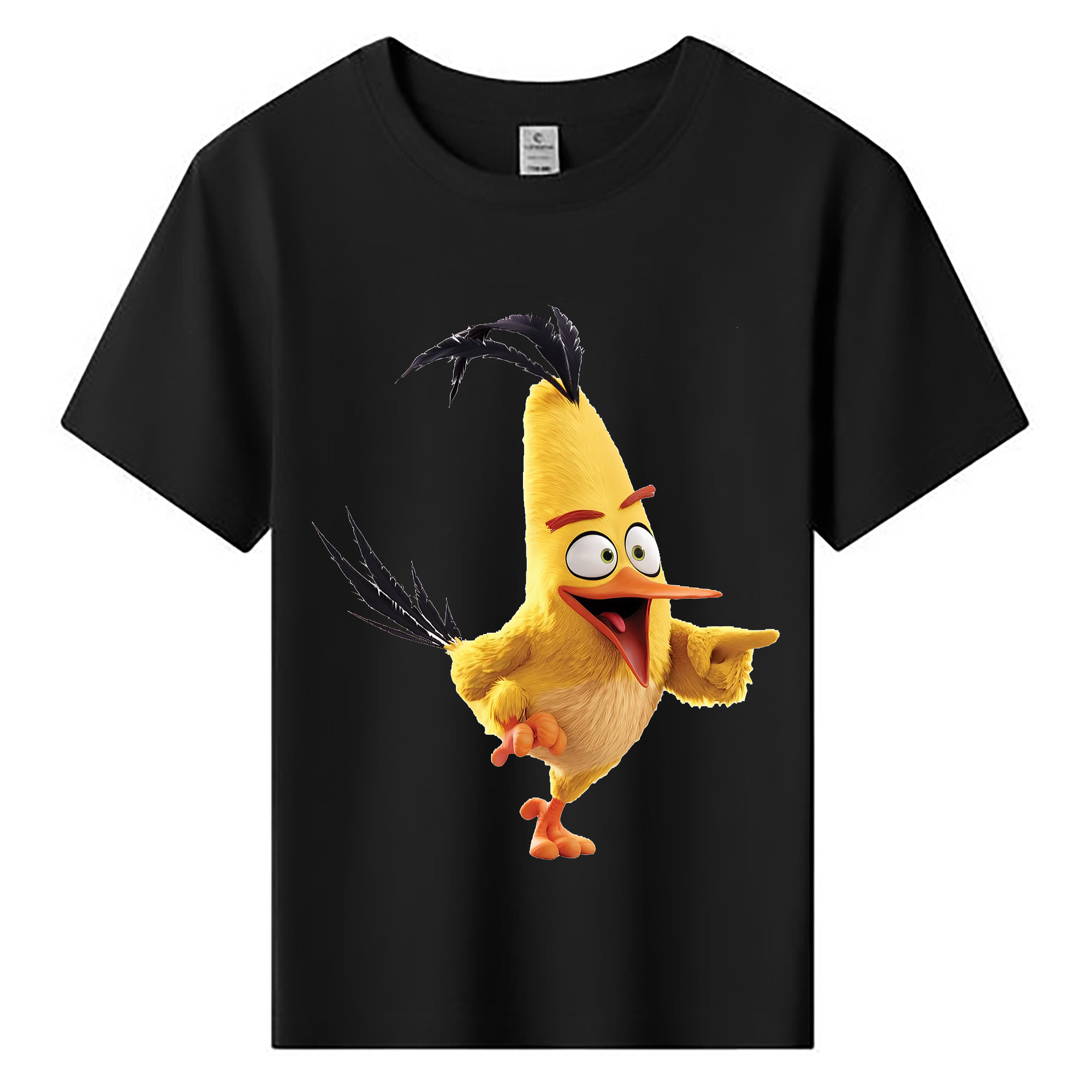 （画像用） Angry Birds アングリーバード 綿100％キッズTシャツ（フロントプリント）