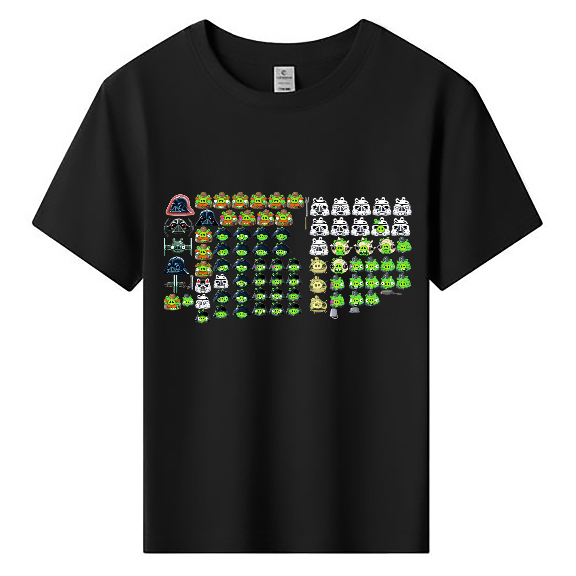 （画像用） Angry Birds アングリーバード 綿100％キッズTシャツ（フロントプリント）