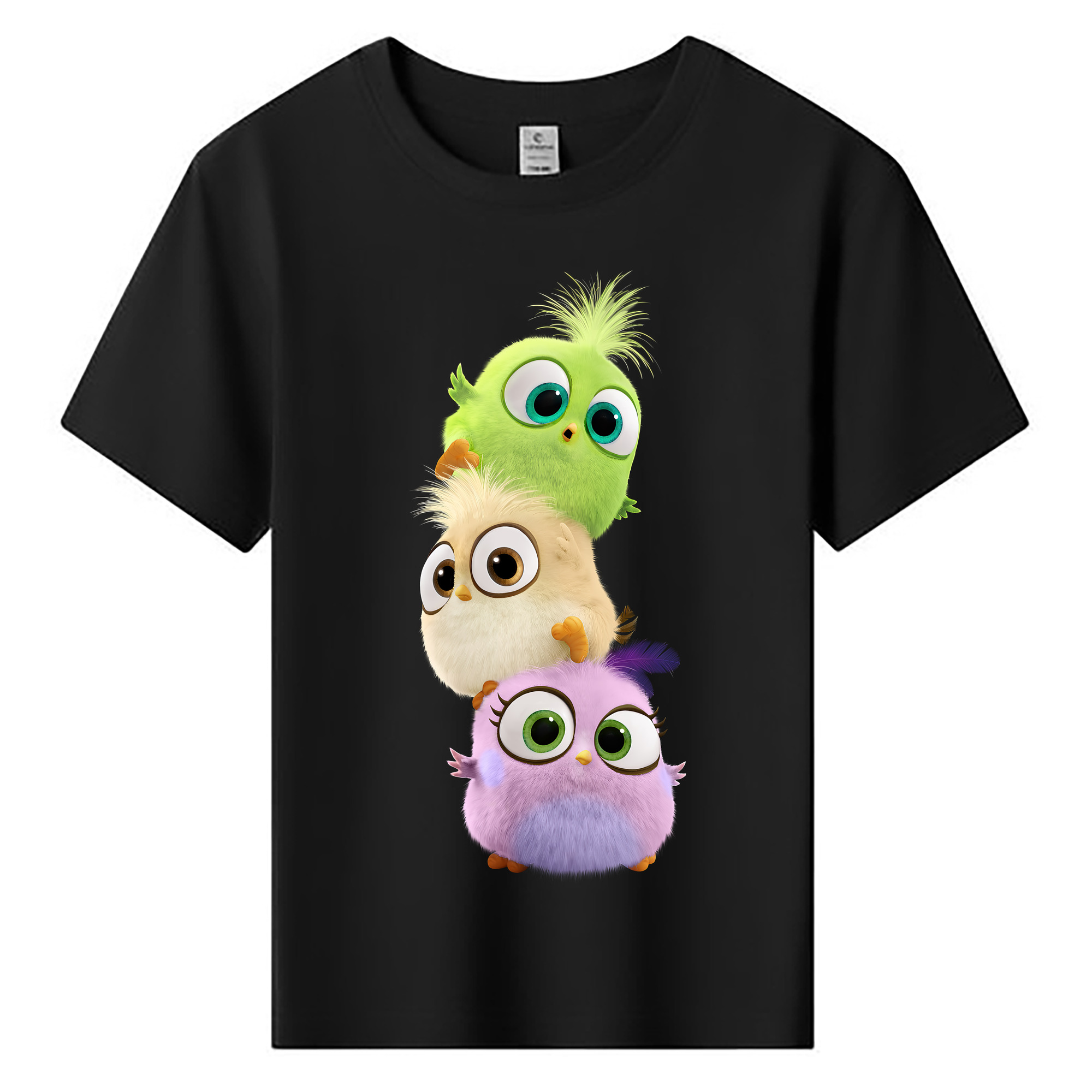 （画像用） Angry Birds アングリーバード 綿100％キッズTシャツ（フロントプリント）