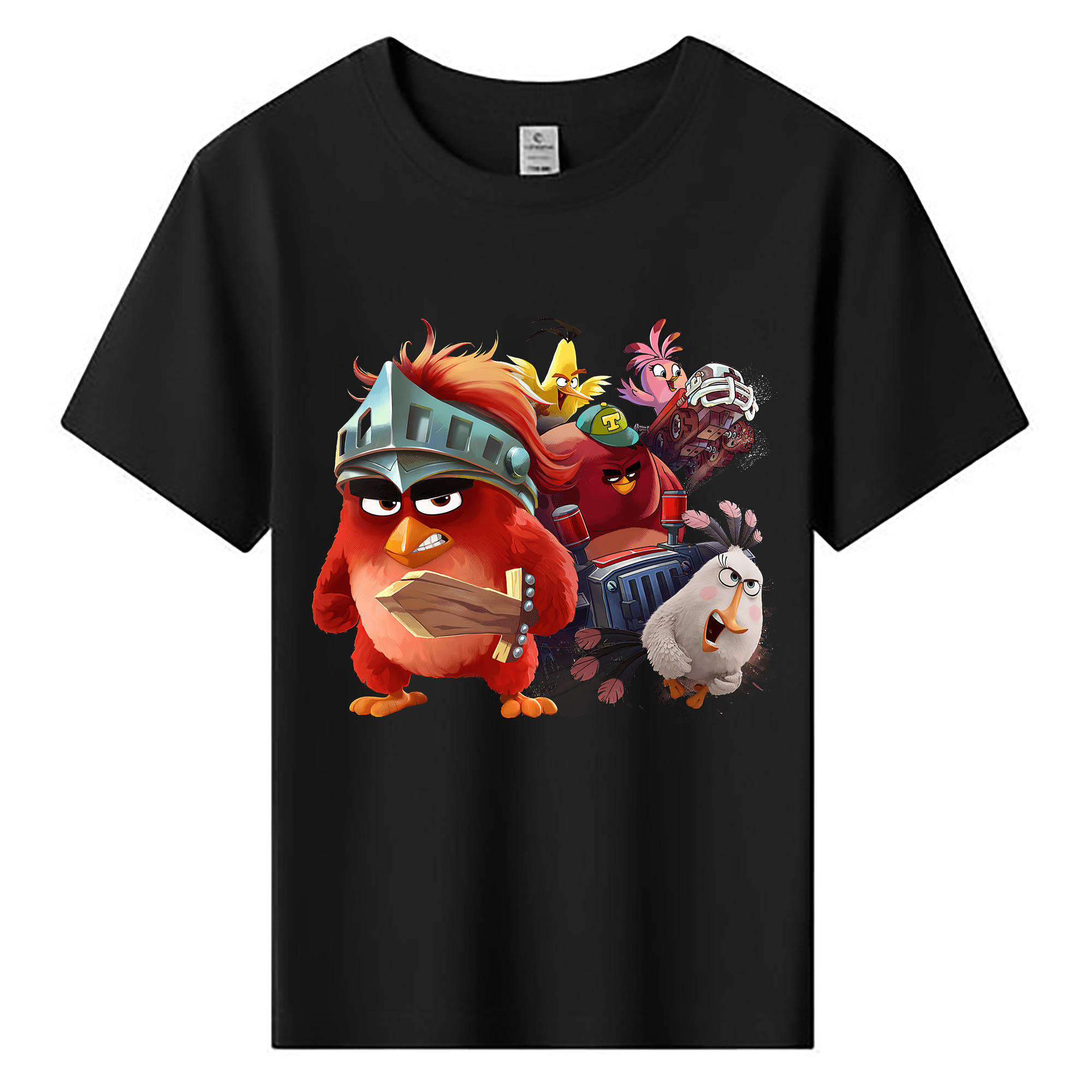 （画像用） Angry Birds アングリーバード 綿100％キッズTシャツ（フロントプリント）