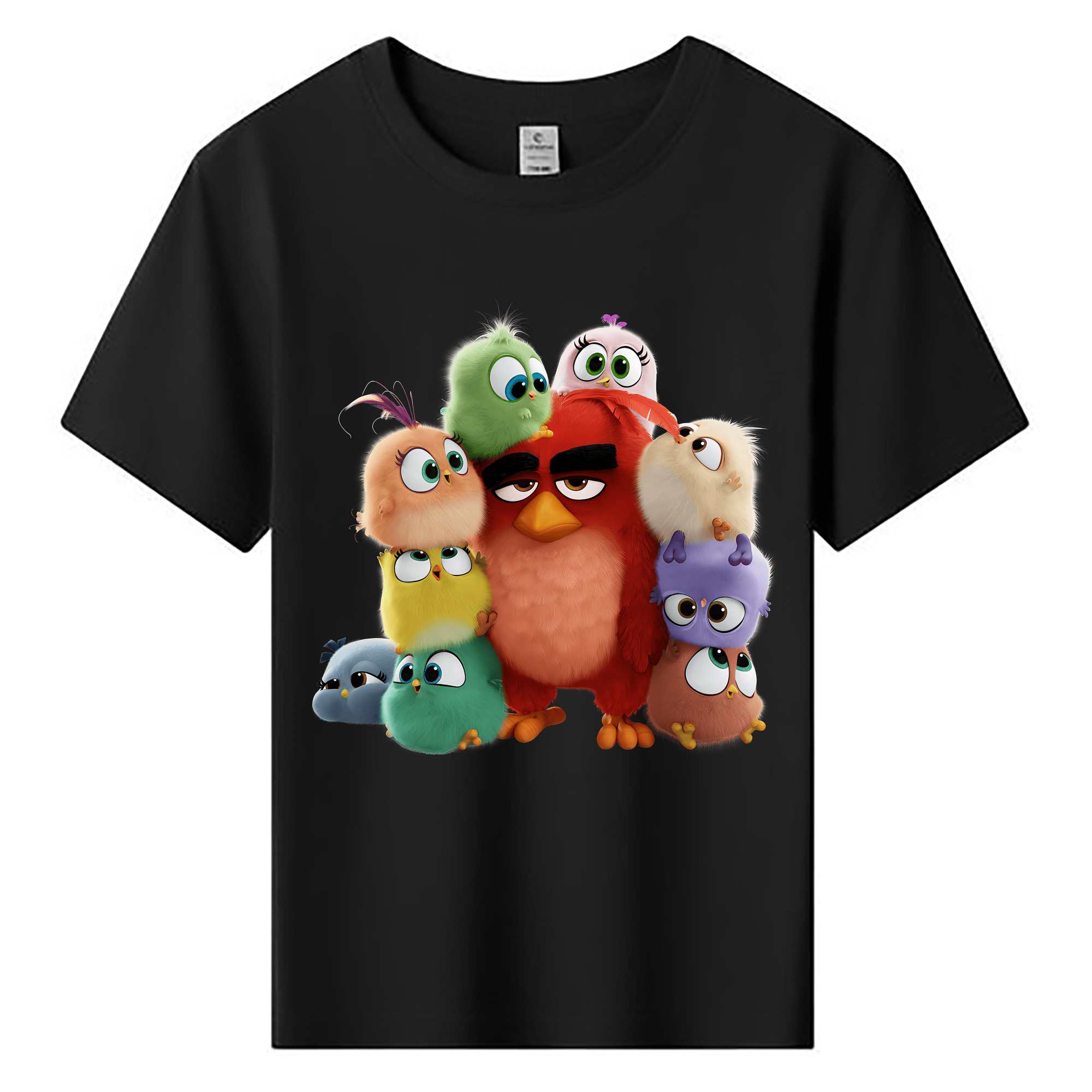 （画像用） Angry Birds アングリーバード 綿100％キッズTシャツ（フロントプリント）