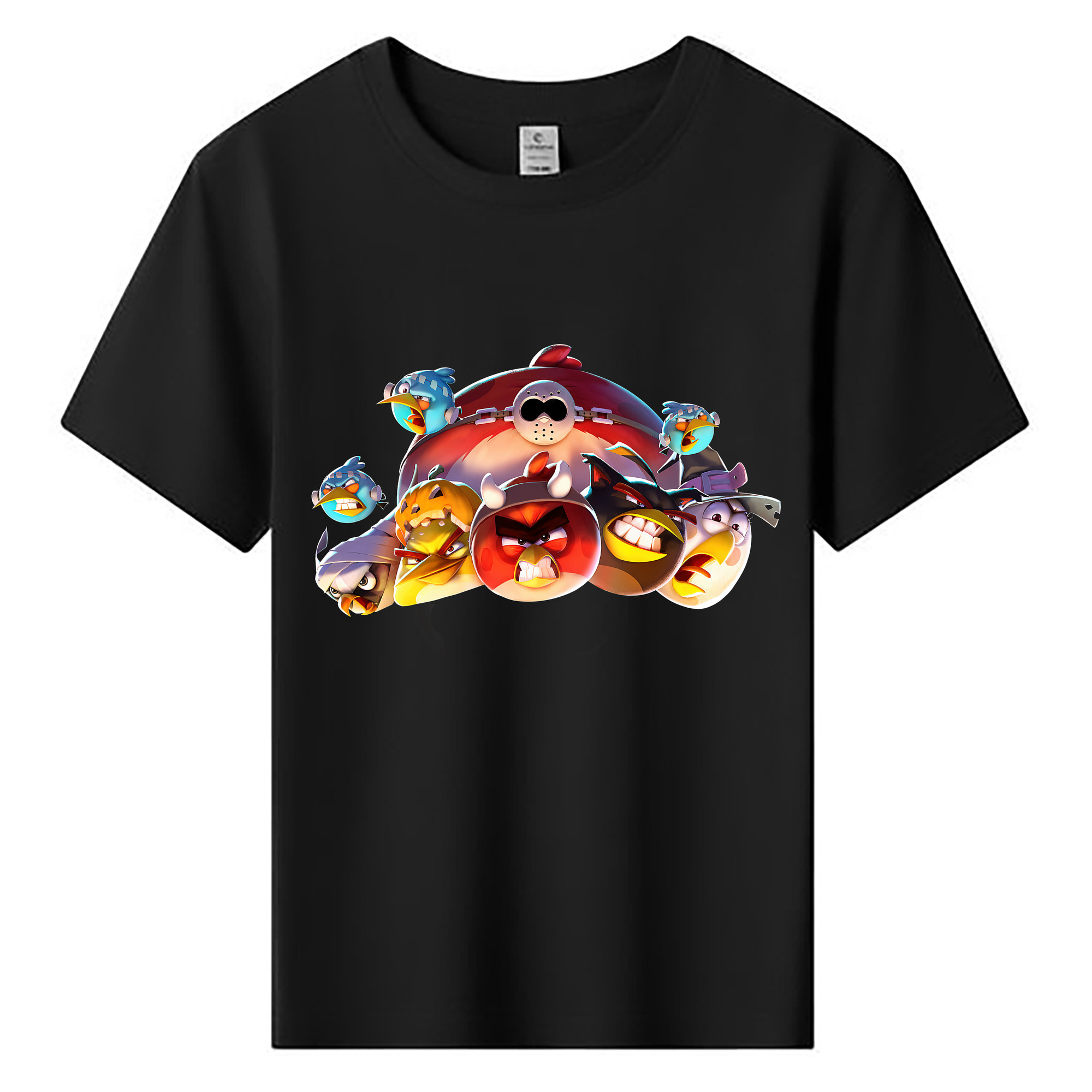 （画像用） Angry Birds アングリーバード 綿100％キッズTシャツ（フロントプリント）