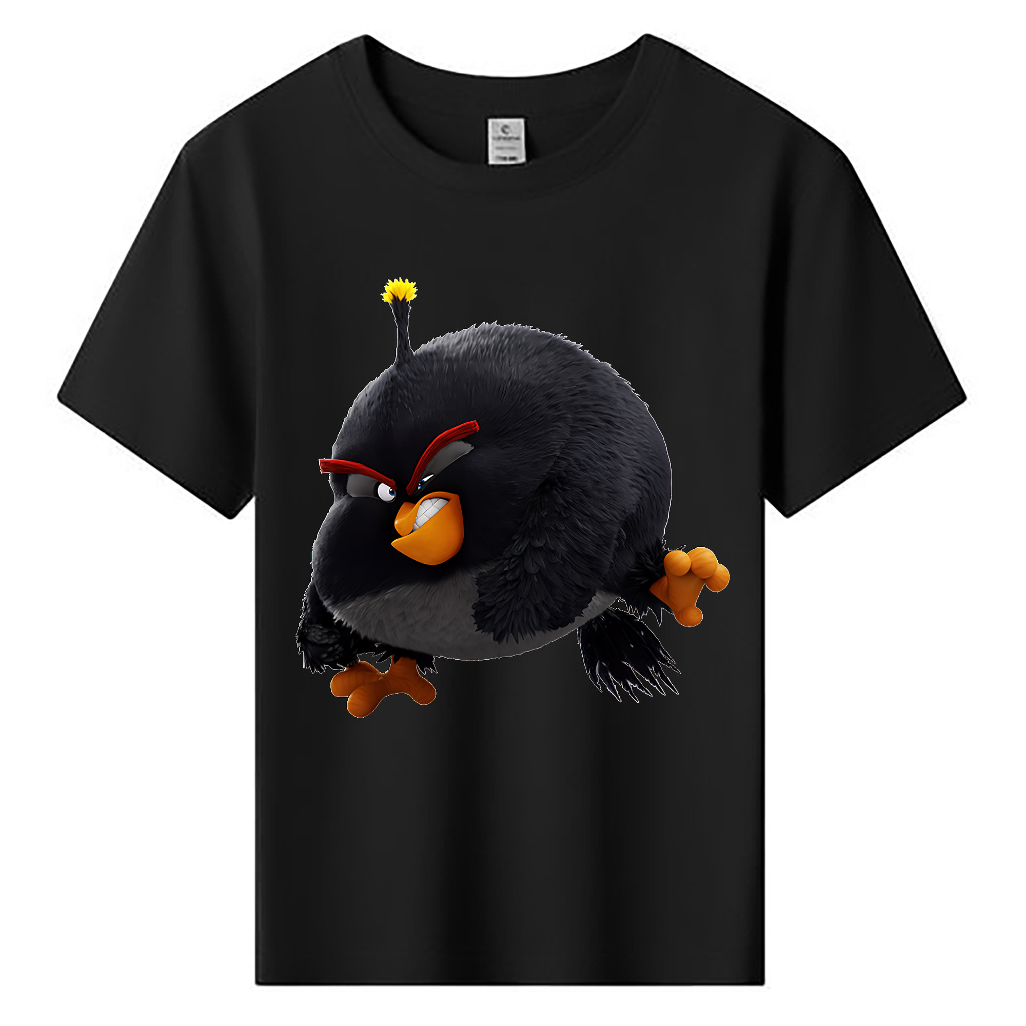 （画像用） Angry Birds アングリーバード 綿100％キッズTシャツ（フロントプリント）
