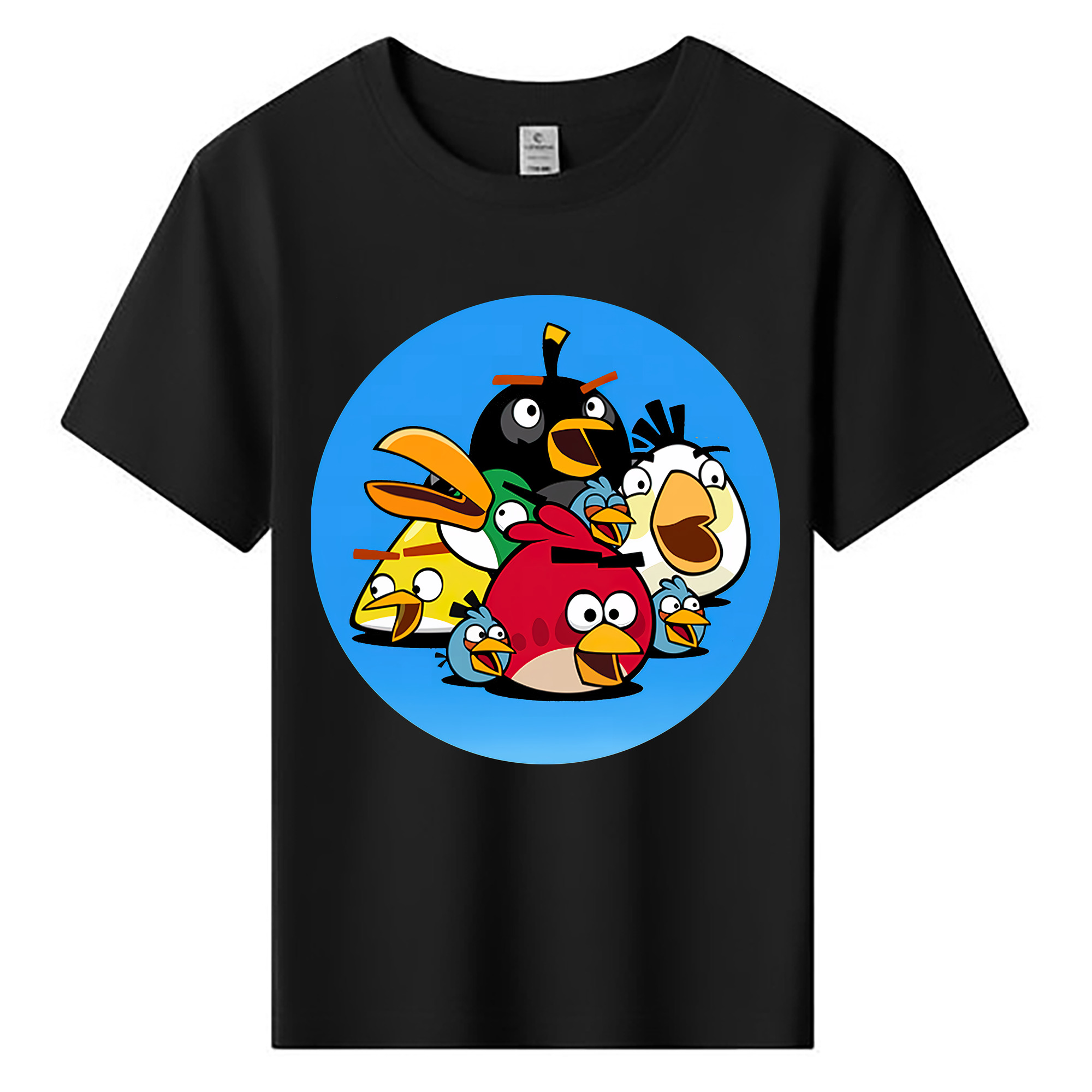 （画像用） Angry Birds アングリーバード 綿100％キッズTシャツ（フロントプリント）