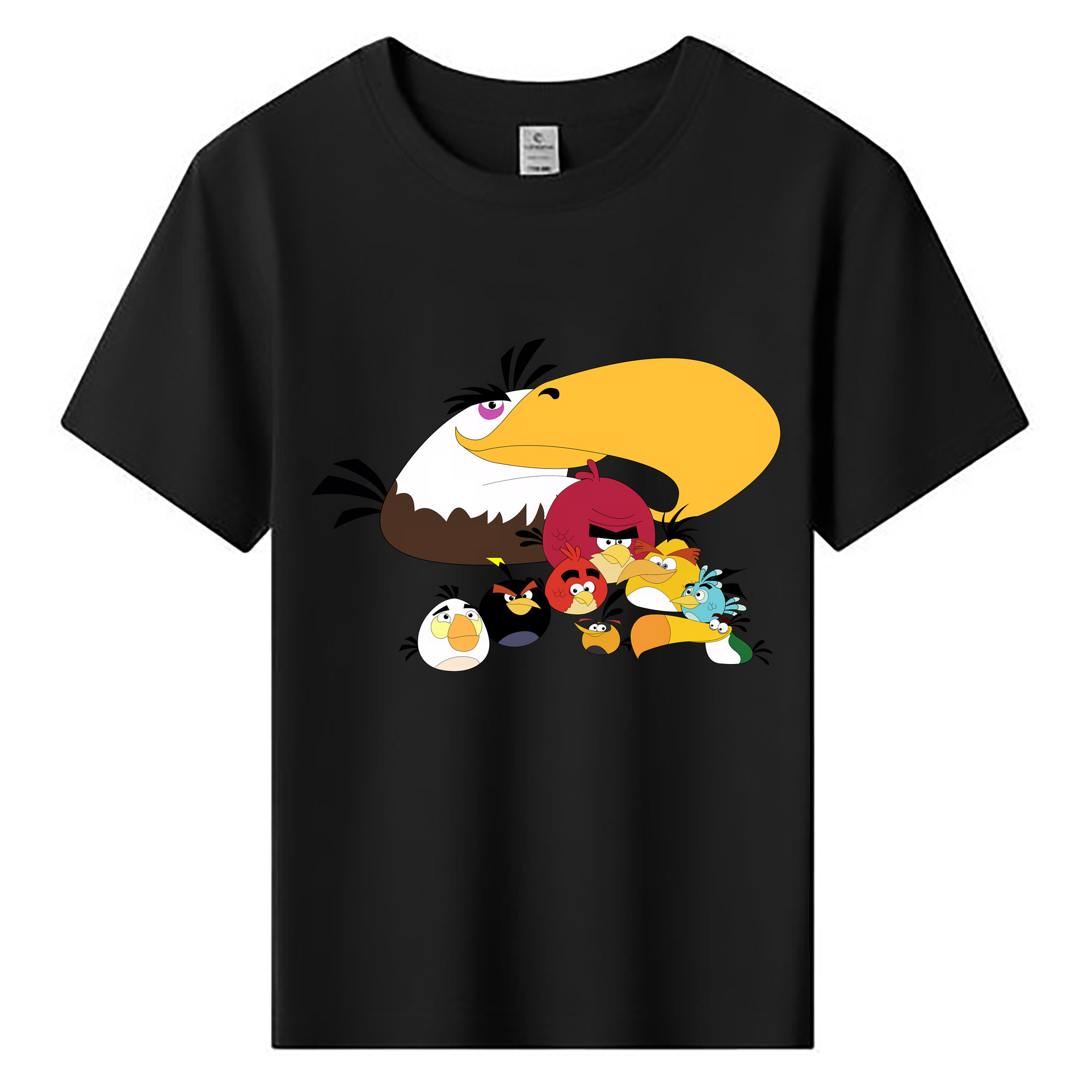 （画像用） Angry Birds アングリーバード 綿100％キッズTシャツ（フロントプリント）
