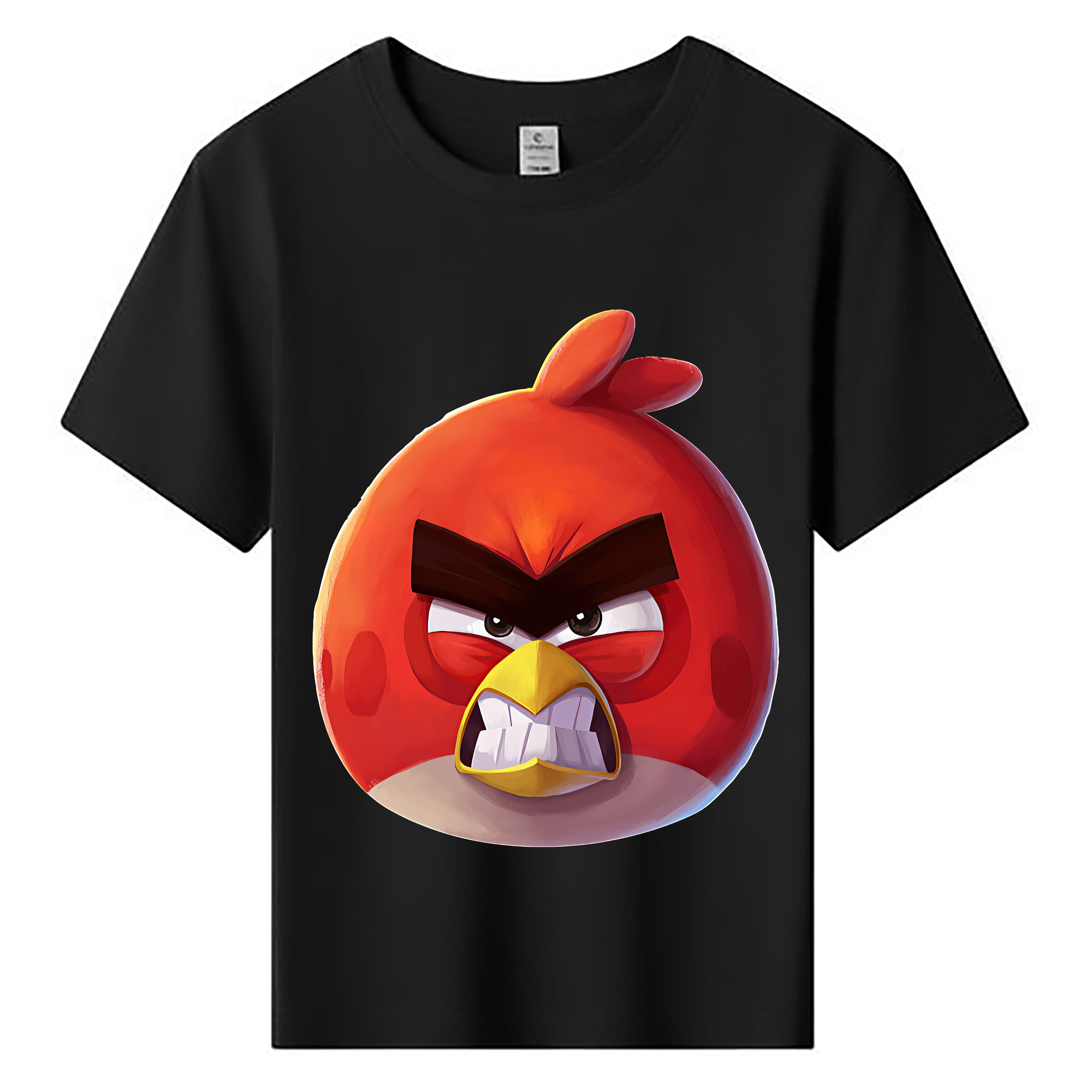 （画像用） Angry Birds アングリーバード 綿100％キッズTシャツ（フロントプリント）