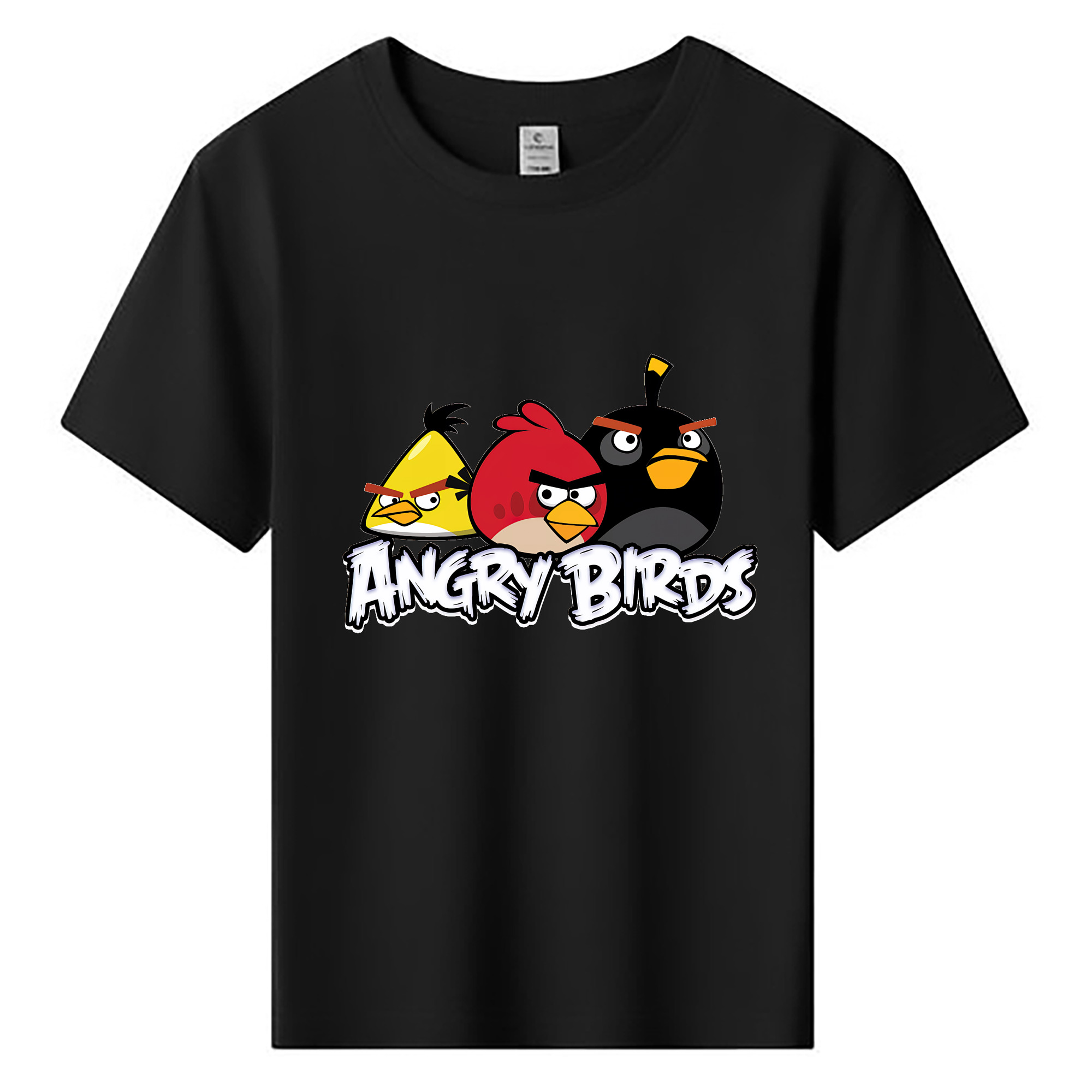 （画像用） Angry Birds アングリーバード 綿100％キッズTシャツ（フロントプリント）