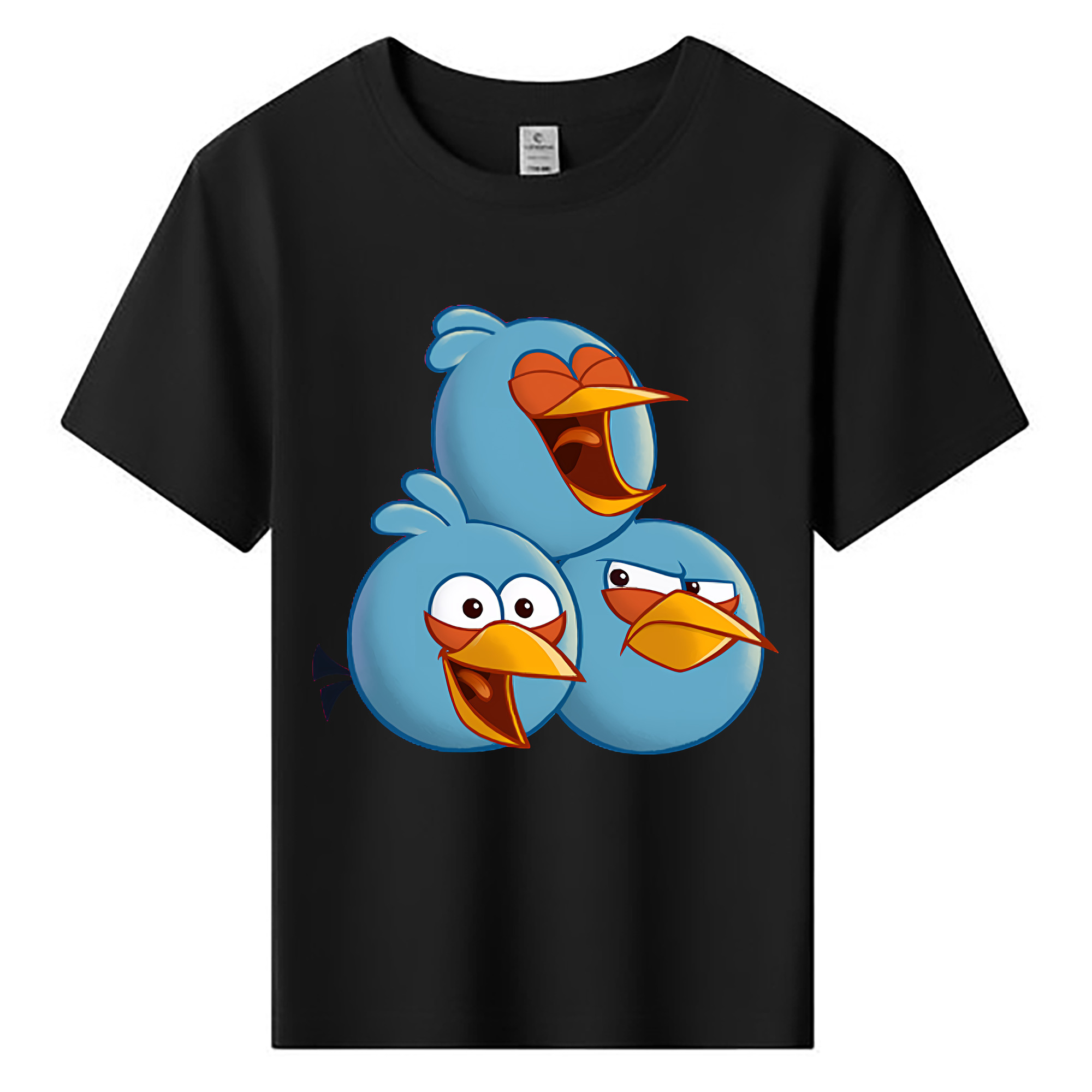 （画像用） Angry Birds アングリーバード 綿100％キッズTシャツ（フロントプリント）