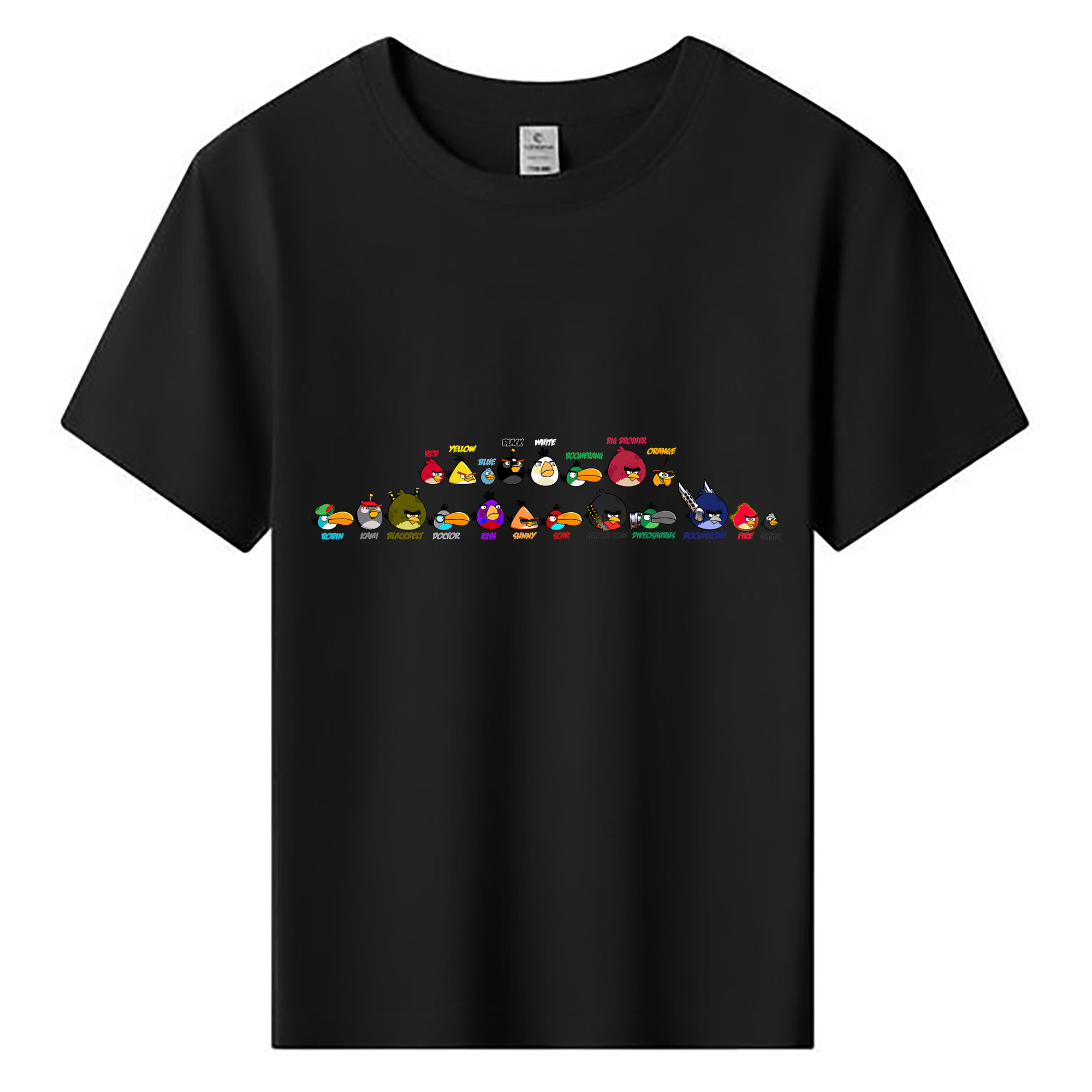 （画像用） Angry Birds アングリーバード 綿100％キッズTシャツ（フロントプリント）