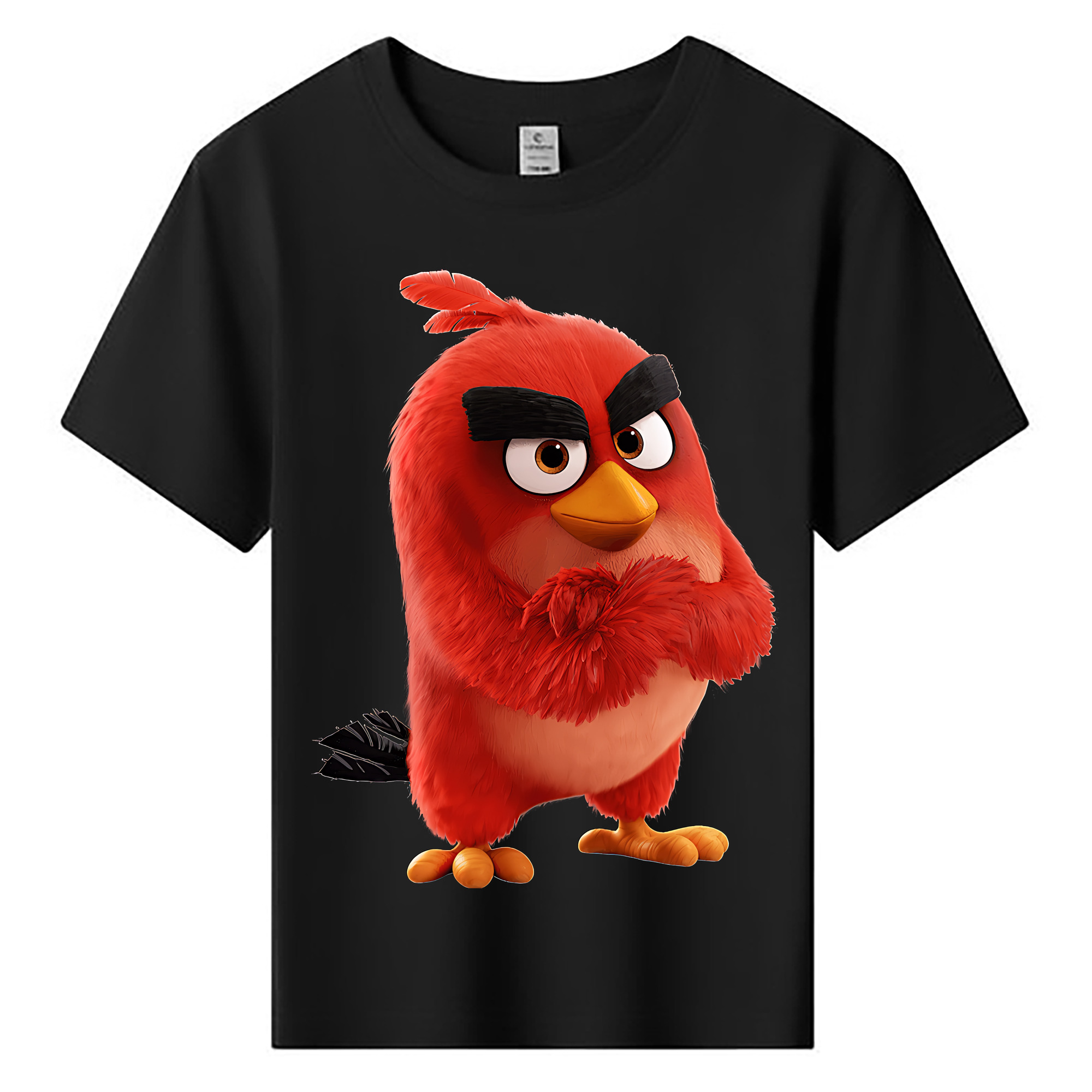 （画像用） Angry Birds アングリーバード 綿100％キッズTシャツ（フロントプリント）