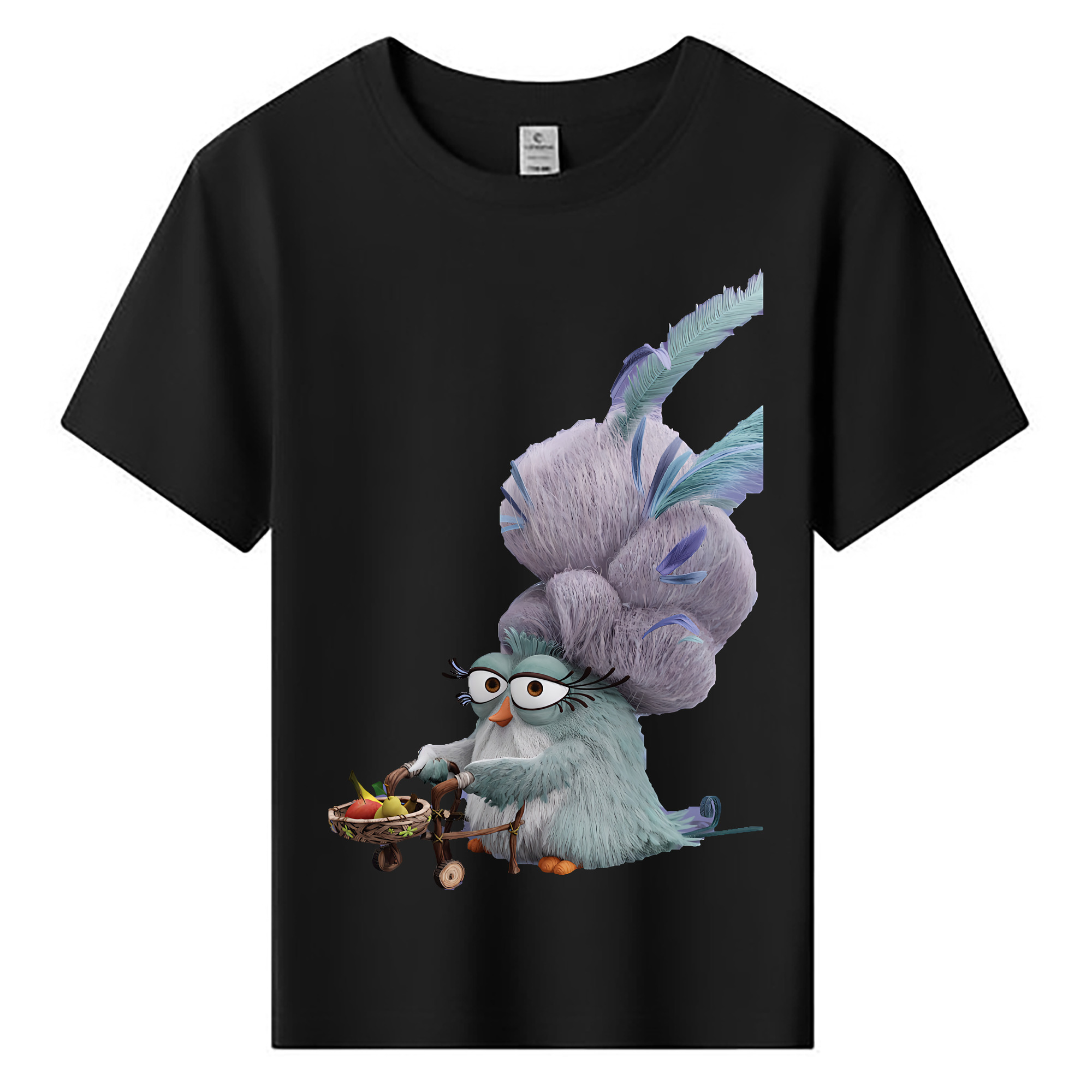 （画像用） Angry Birds アングリーバード 綿100％キッズTシャツ（フロントプリント）