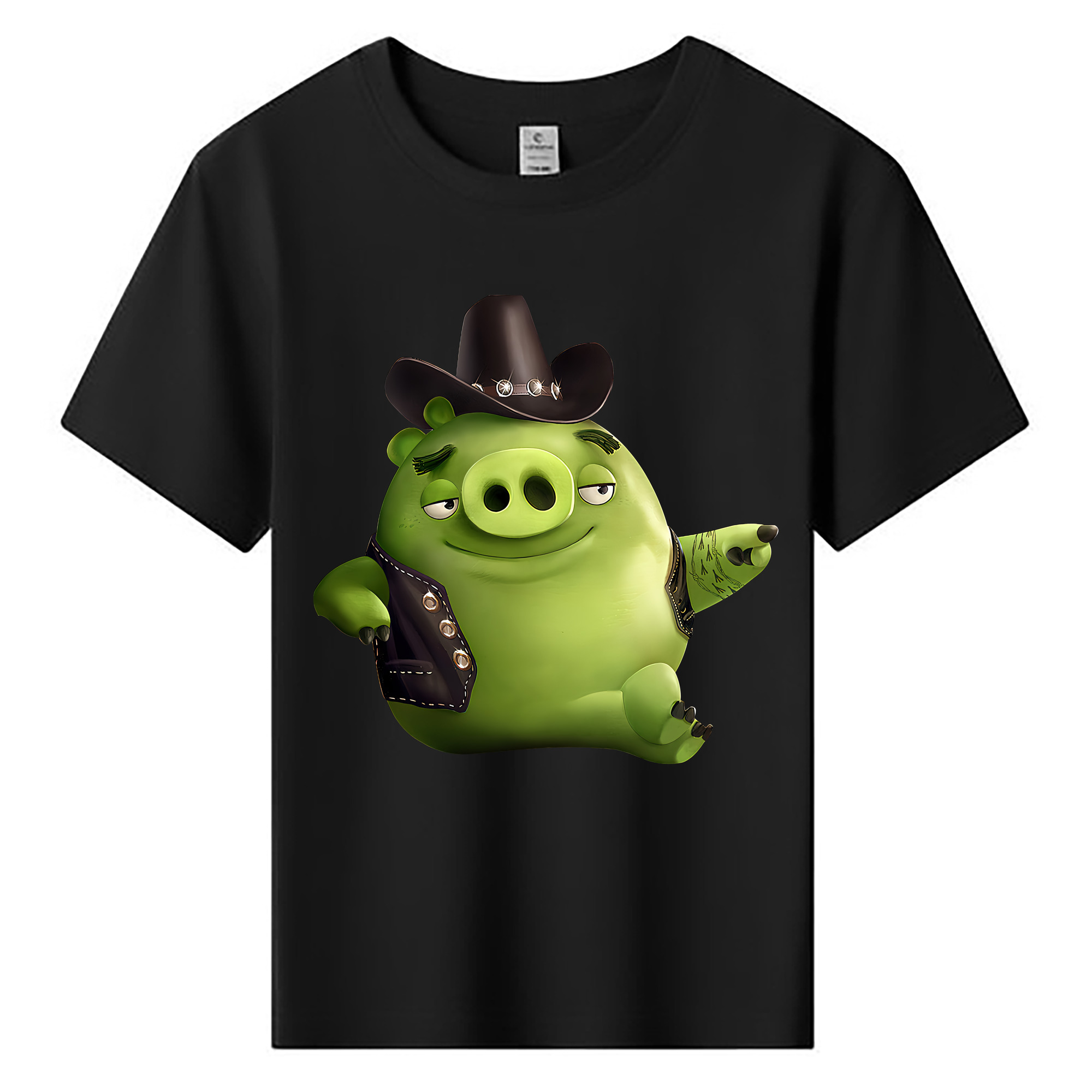 （画像用） Angry Birds アングリーバード 綿100％キッズTシャツ（フロントプリント）