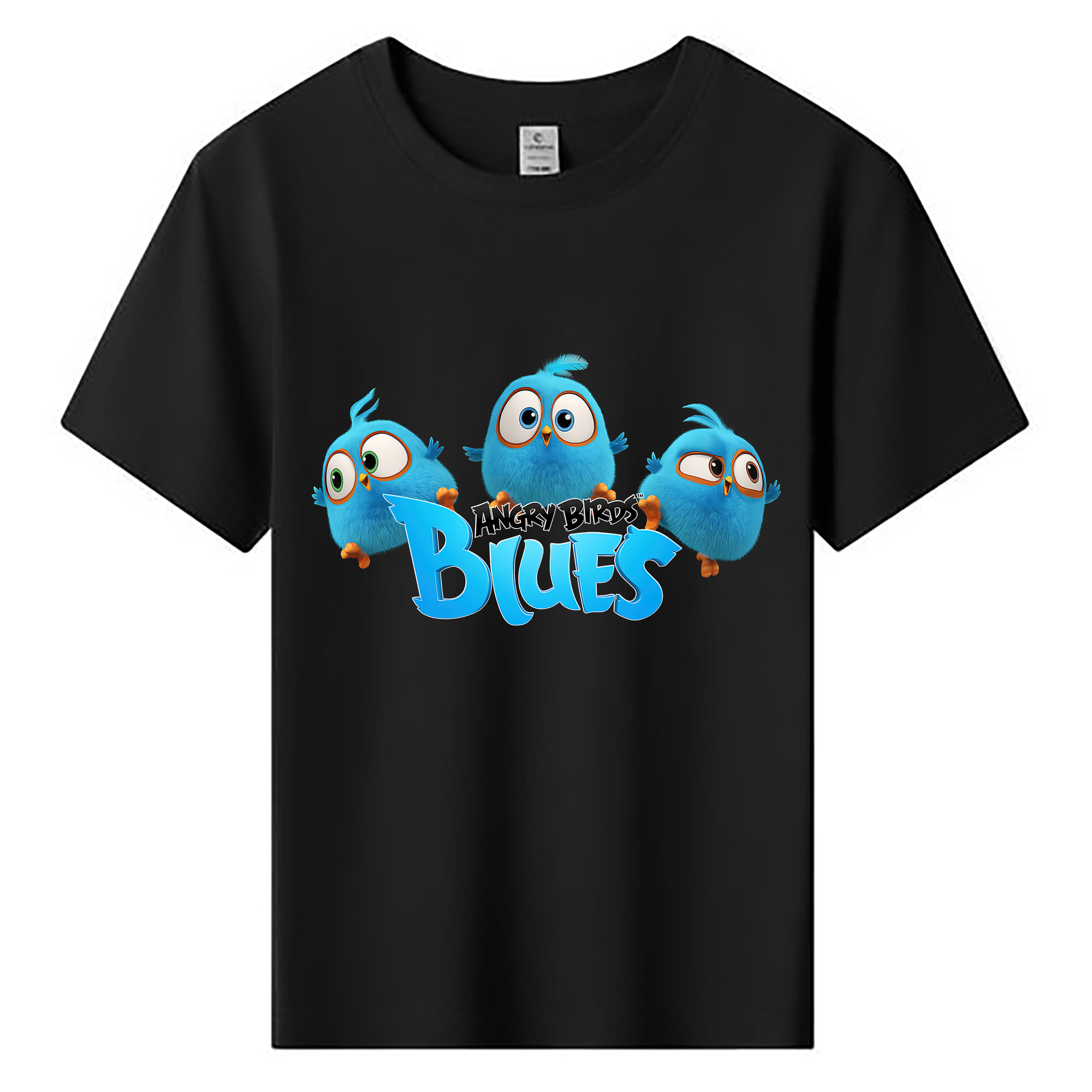 （画像用） Angry Birds アングリーバード 綿100％キッズTシャツ（フロントプリント）