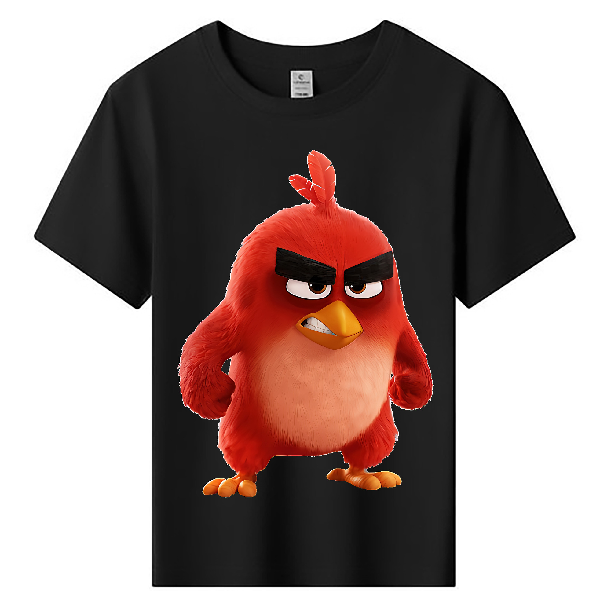 （画像用） Angry Birds アングリーバード 綿100％キッズTシャツ（フロントプリント）