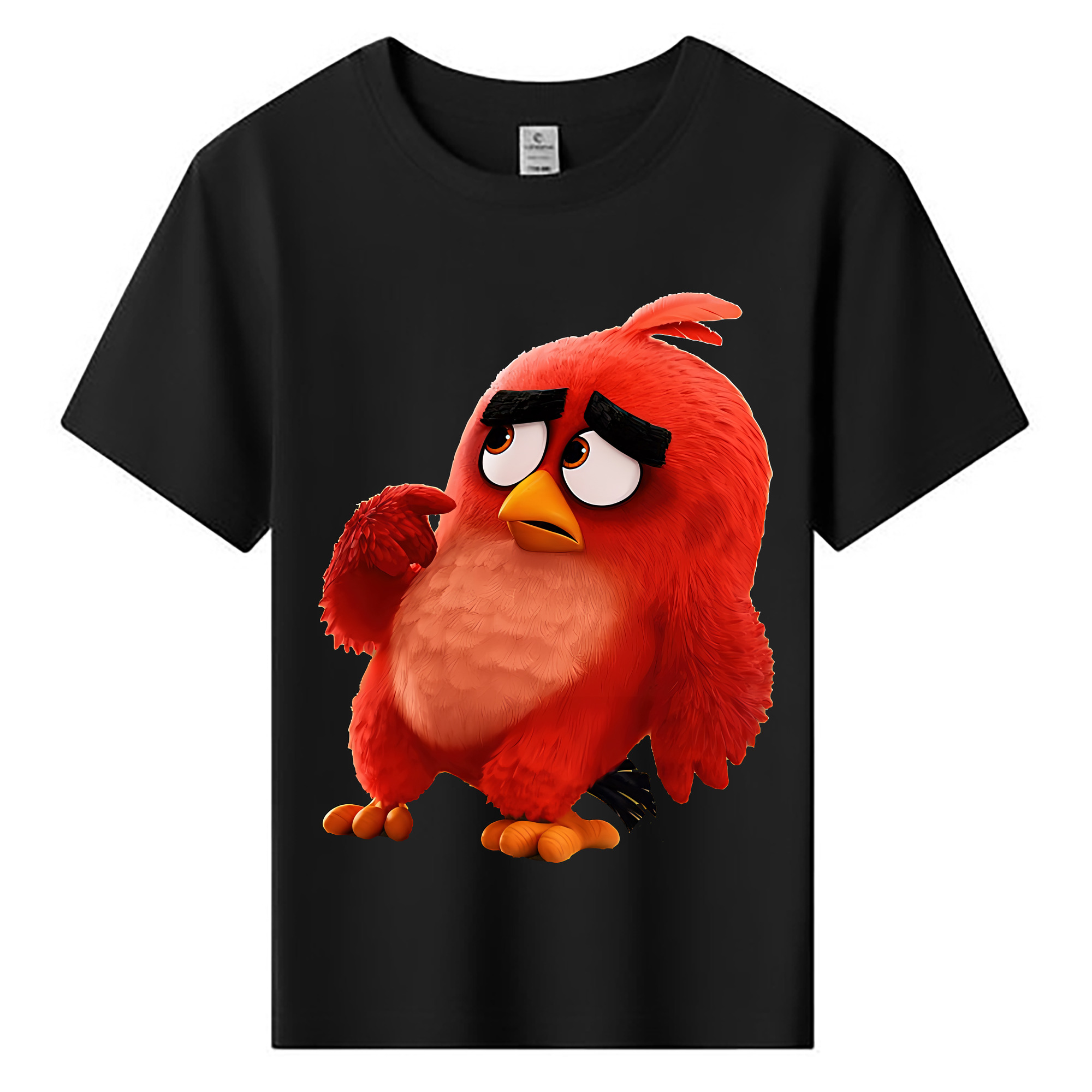 （画像用） Angry Birds アングリーバード 綿100％キッズTシャツ（フロントプリント）
