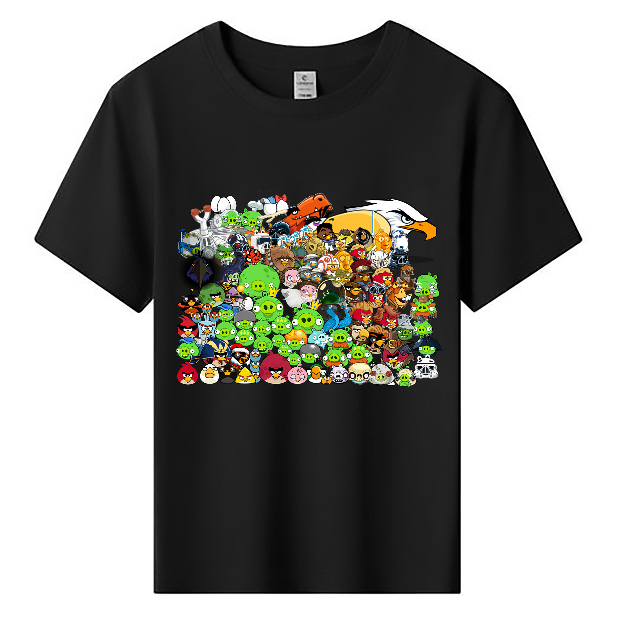 （画像用） Angry Birds アングリーバード 綿100％キッズTシャツ（フロントプリント）