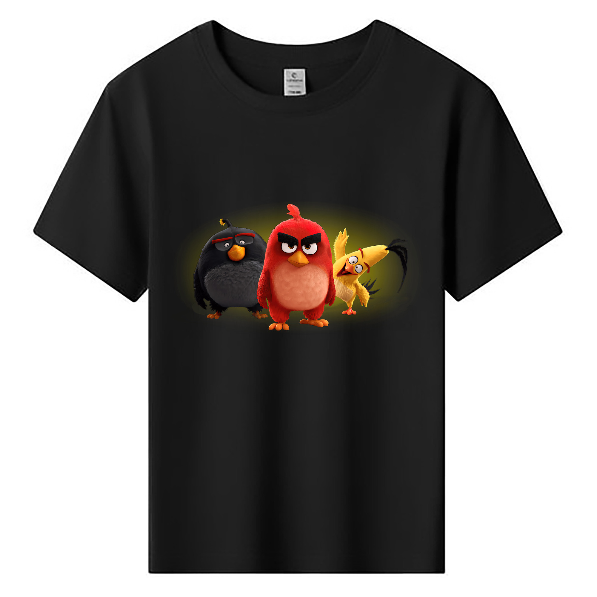 （画像用） Angry Birds アングリーバード 綿100％キッズTシャツ（フロントプリント）