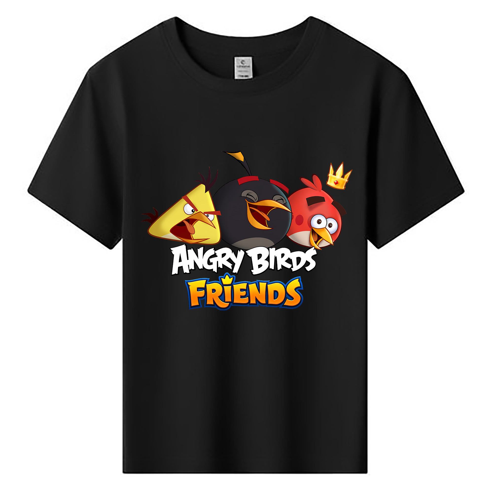（画像用） Angry Birds アングリーバード 綿100％キッズTシャツ（フロントプリント）