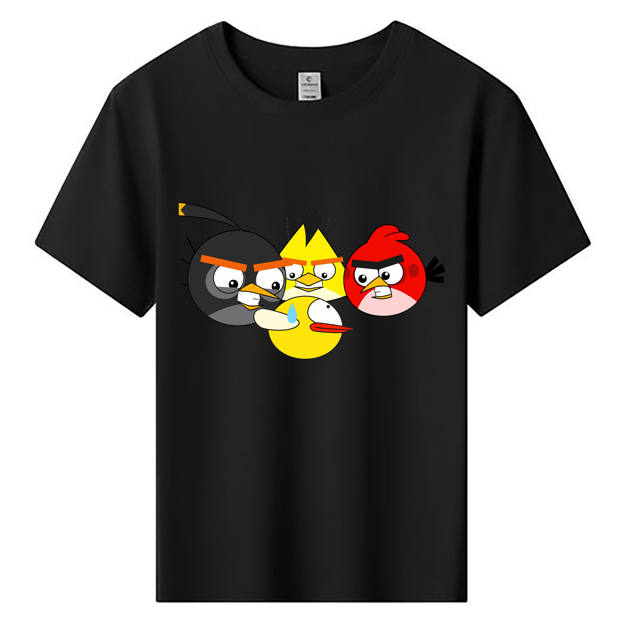 （画像用） Angry Birds アングリーバード 綿100％キッズTシャツ（フロントプリント）