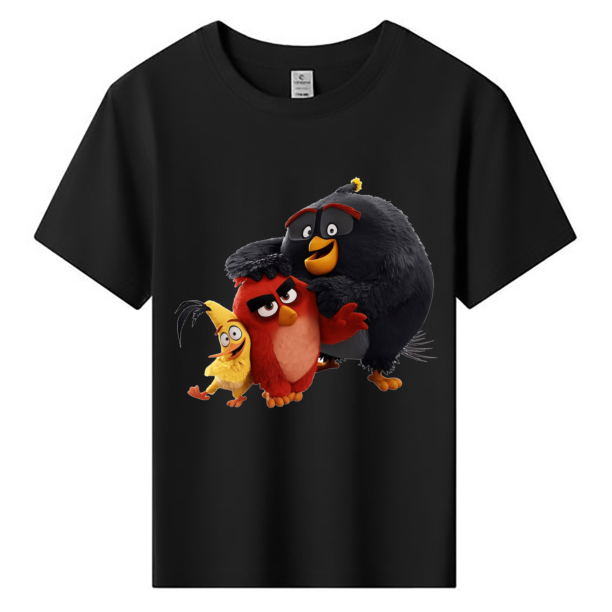 （画像用） Angry Birds アングリーバード 綿100％キッズTシャツ（フロントプリント）